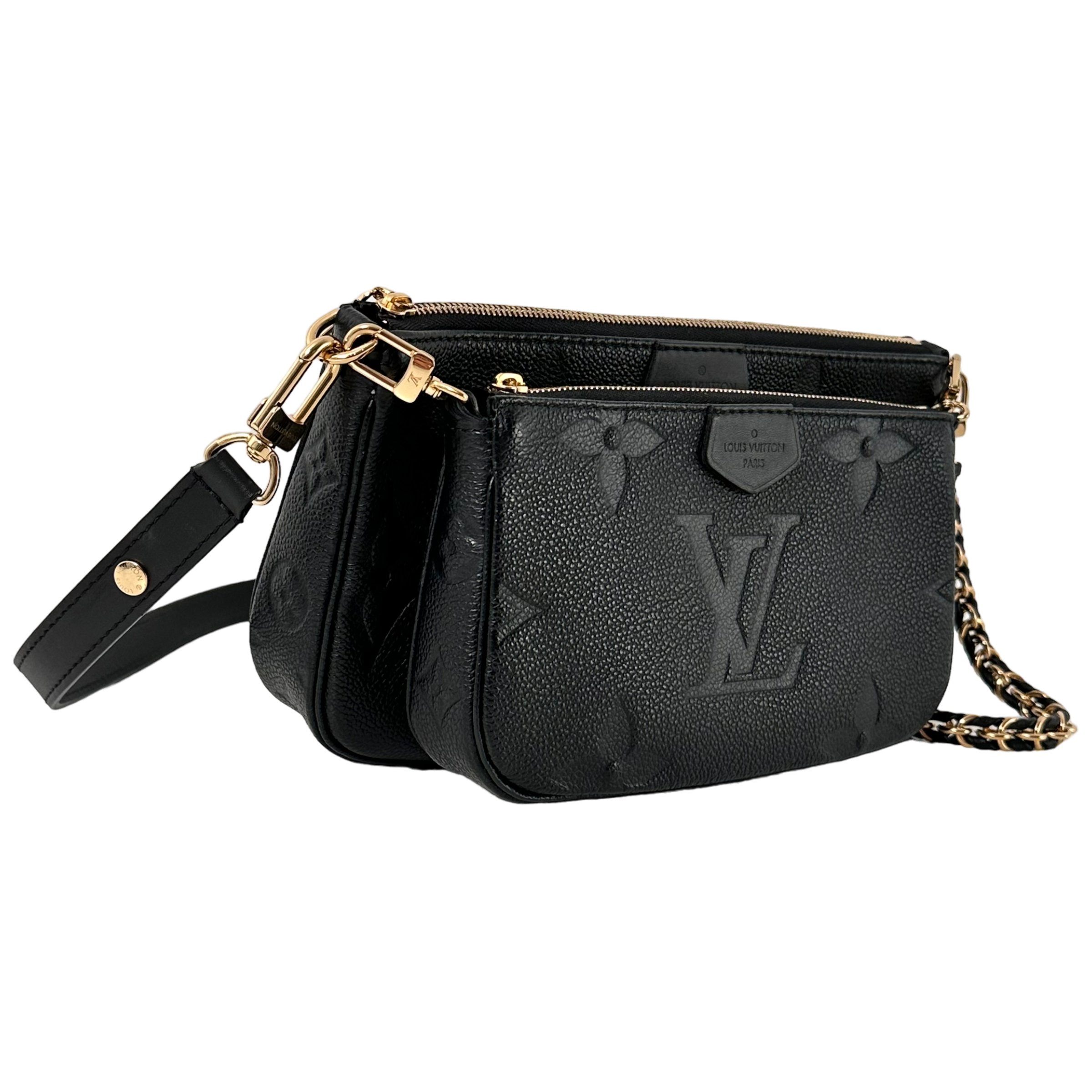 Black Monogram Empreinte Leather Multi Pochette