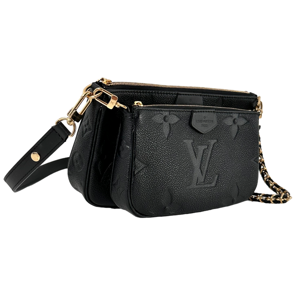 Black Monogram Empreinte Leather Multi Pochette