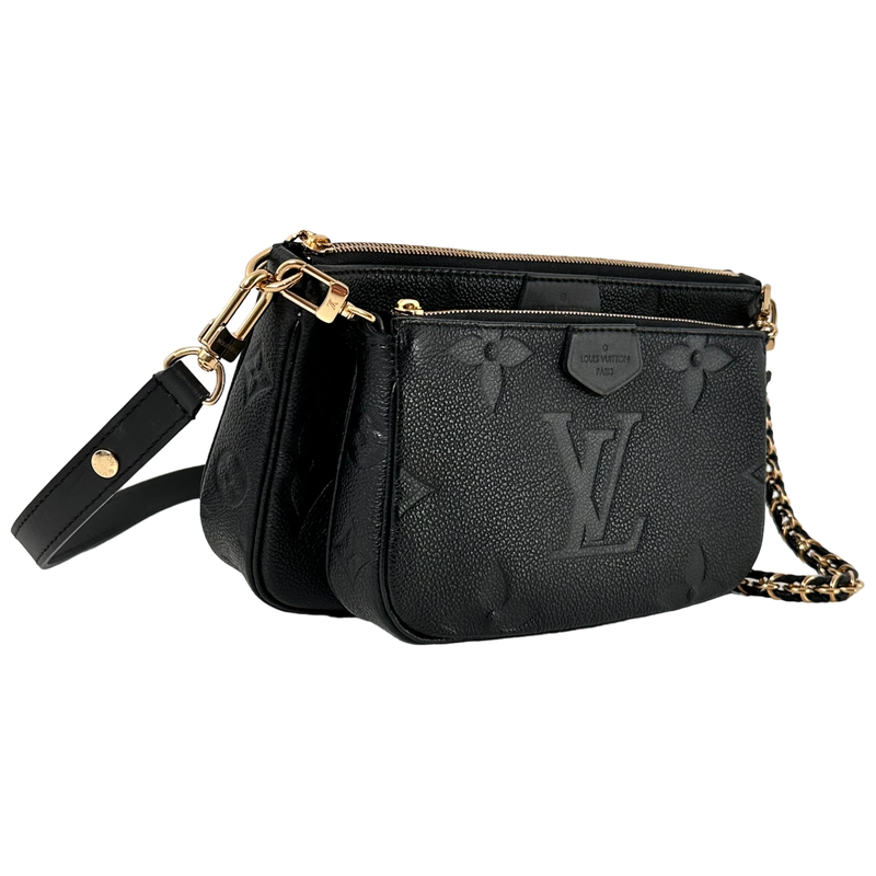 Black Monogram Empreinte Leather Multi Pochette