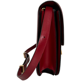 Medium Classic Bag in Box Calfskin Red