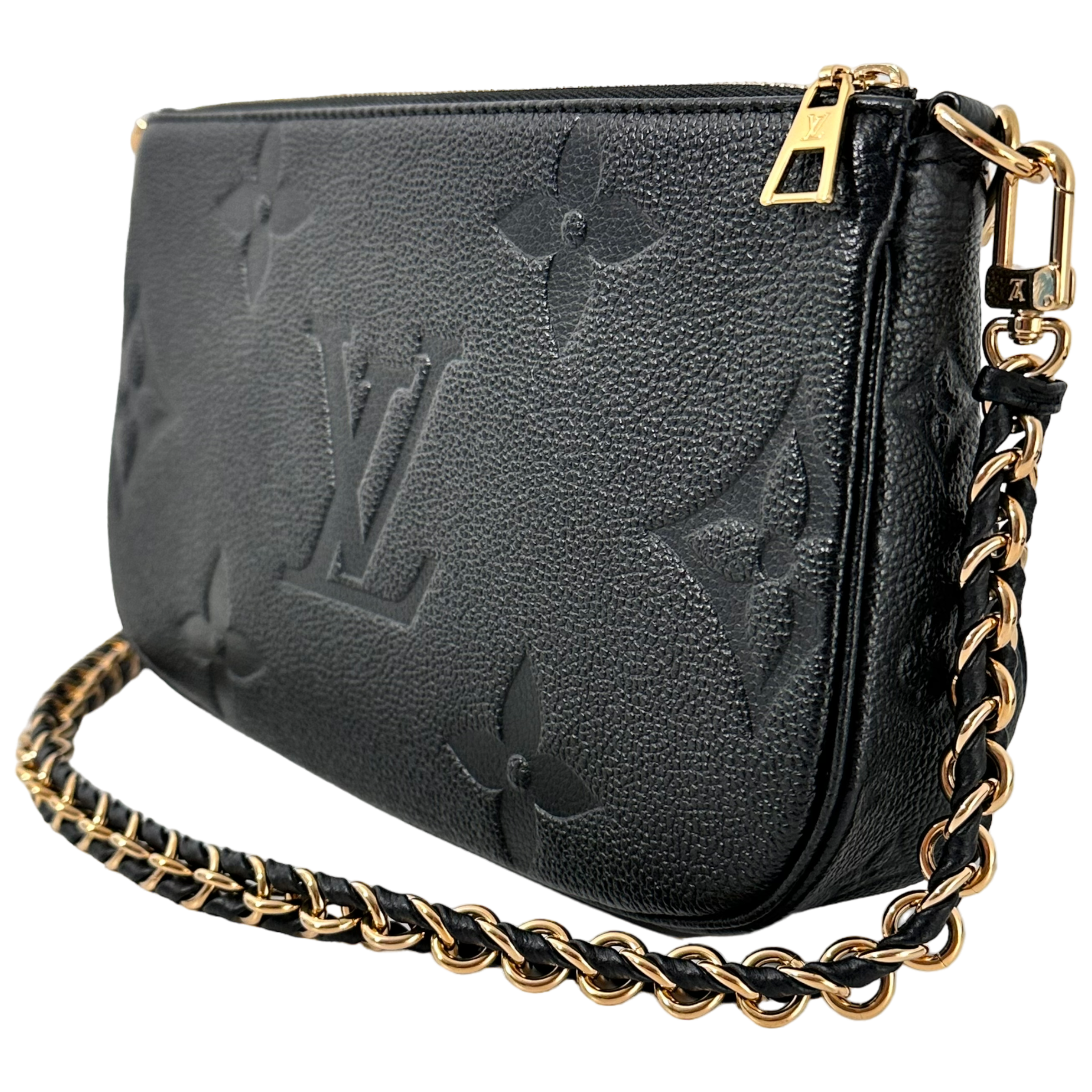 Black Monogram Empreinte Leather Multi Pochette