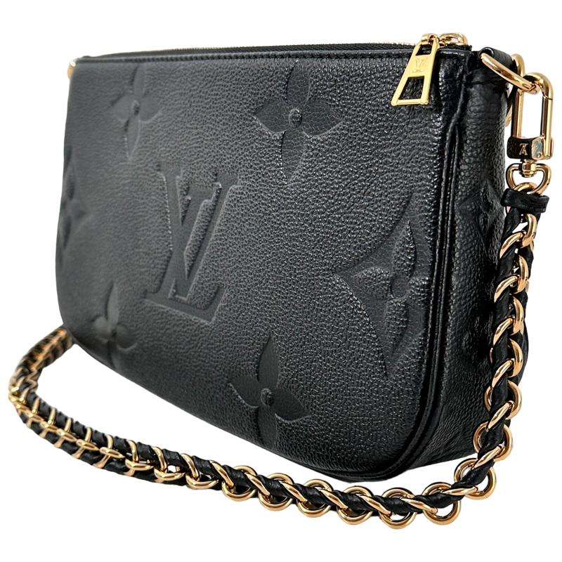 Black Monogram Empreinte Leather Multi Pochette