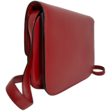Medium Classic Bag in Box Calfskin Red