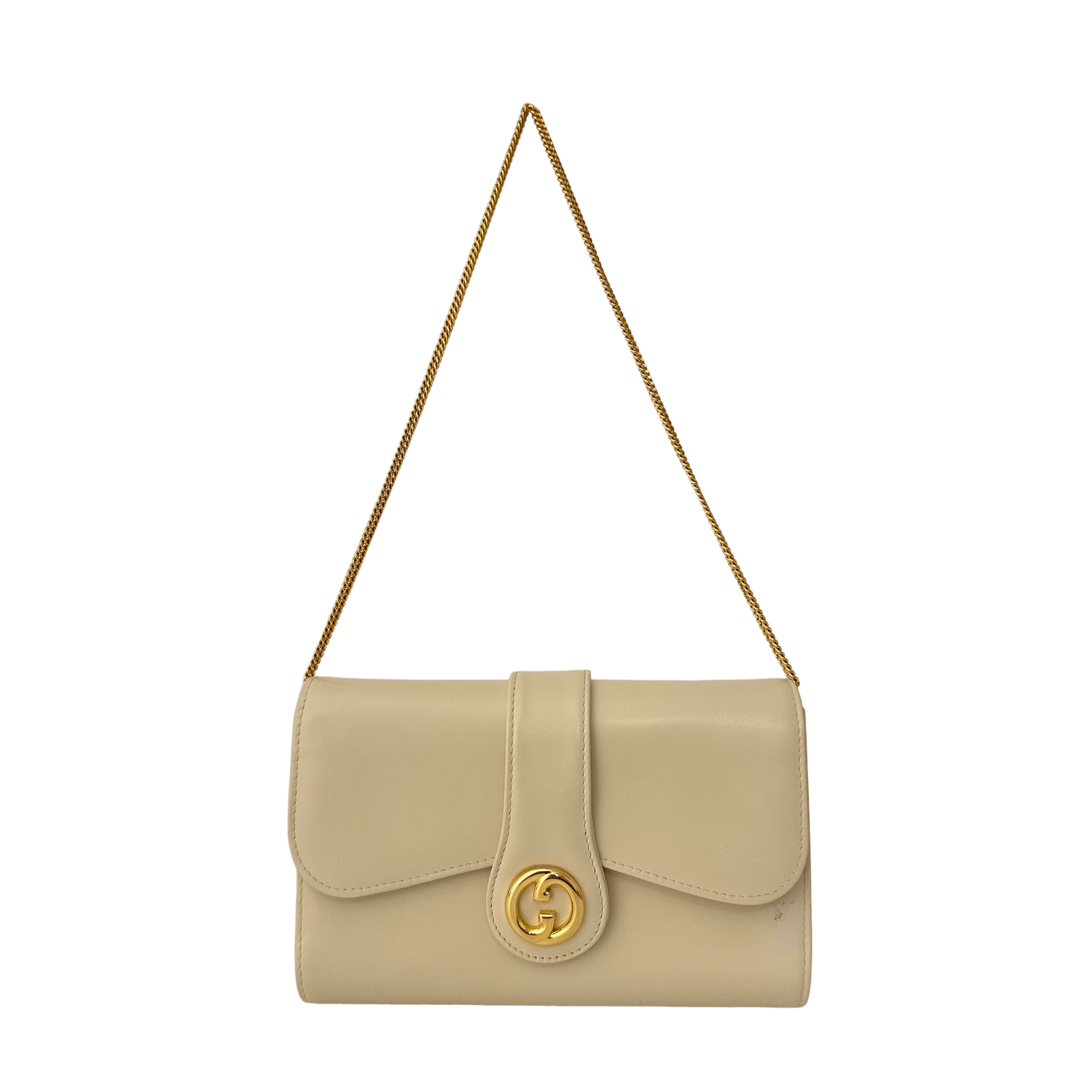 Vintage Ivory Shoulder Bag