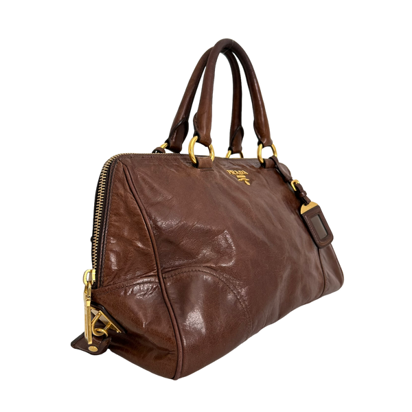 Brown Vitello Shine
