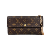 Monogram Wallet with Chain