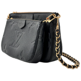 Black Monogram Empreinte Leather Multi Pochette