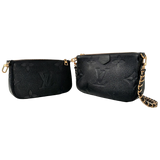 Black Monogram Empreinte Leather Multi Pochette