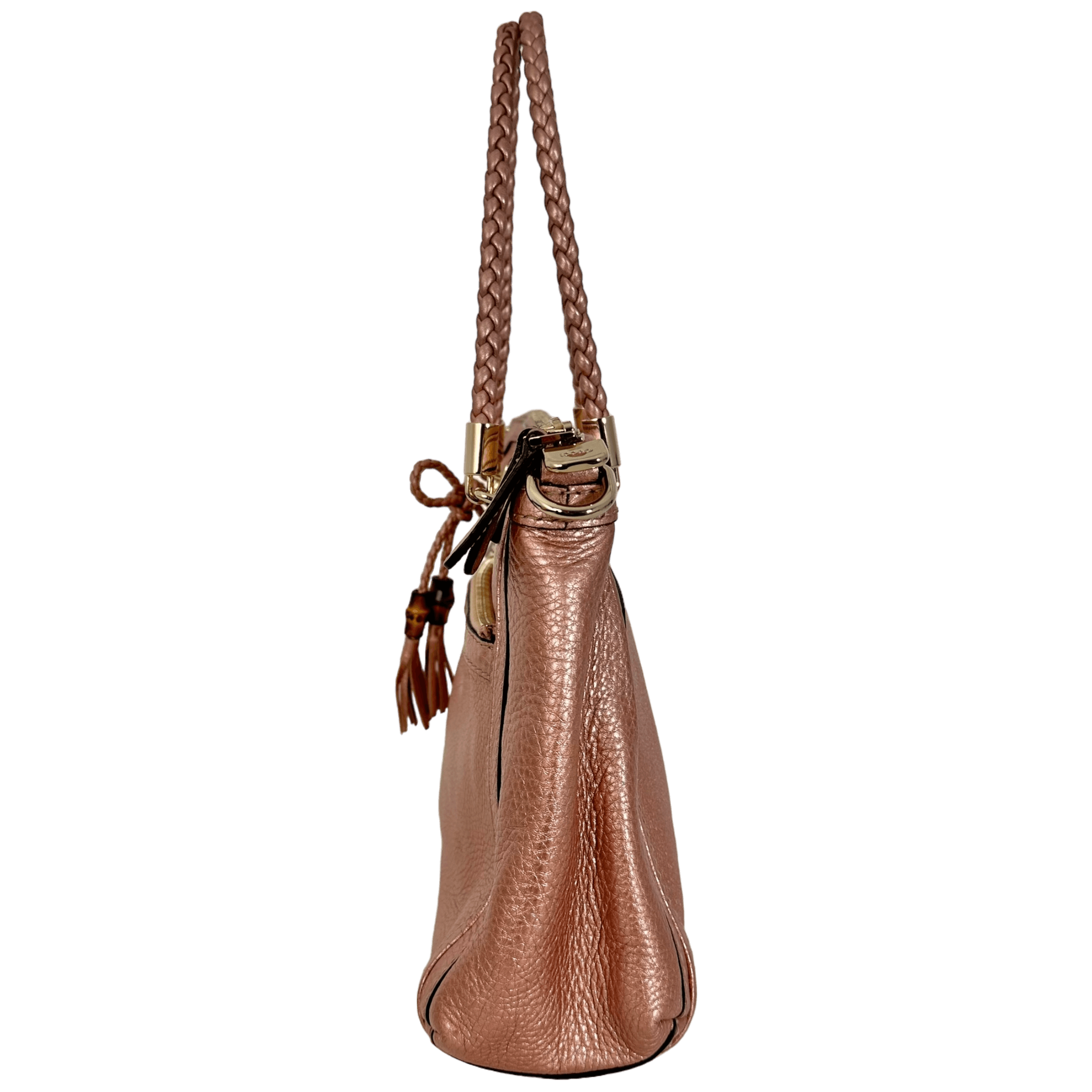 Metallic Pink Bamboo Tote
