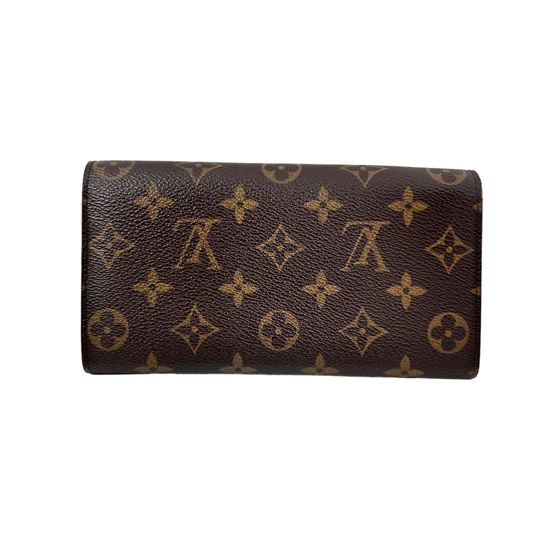 Monogram Wallet with Chain