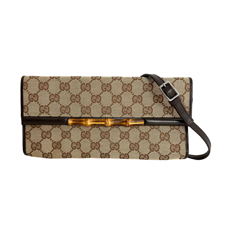 GG Canvas Bamboo Bar Crossbody