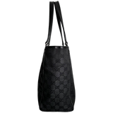Black GG Web Tote