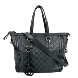 Guccissima Dark Seaweed Green Tote