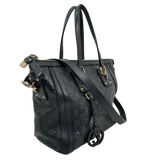 Guccissima Dark Seaweed Green Tote