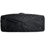 Black GG Web Tote