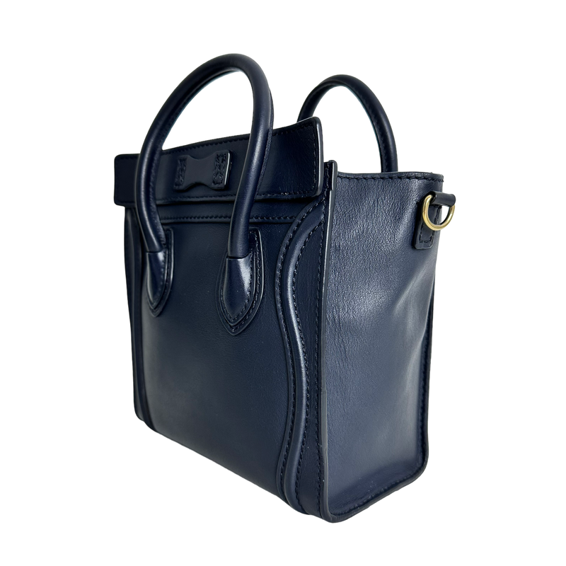 Navy Nano Luggage Tote