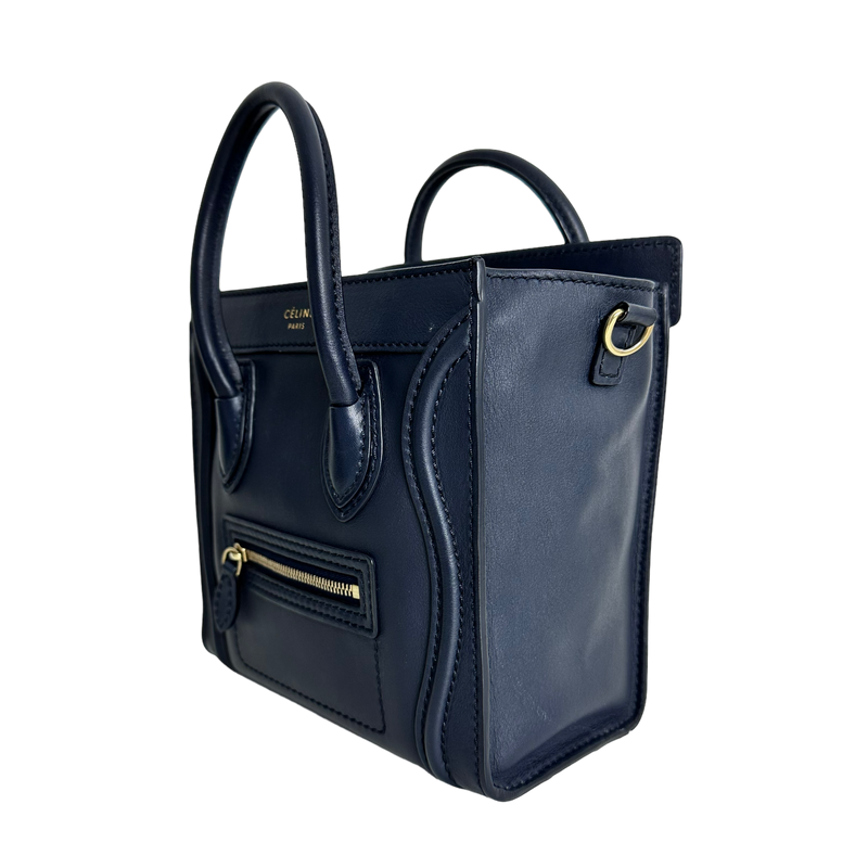 Navy Nano Luggage Tote