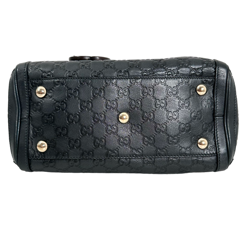 Guccissima Dark Seaweed Green Tote