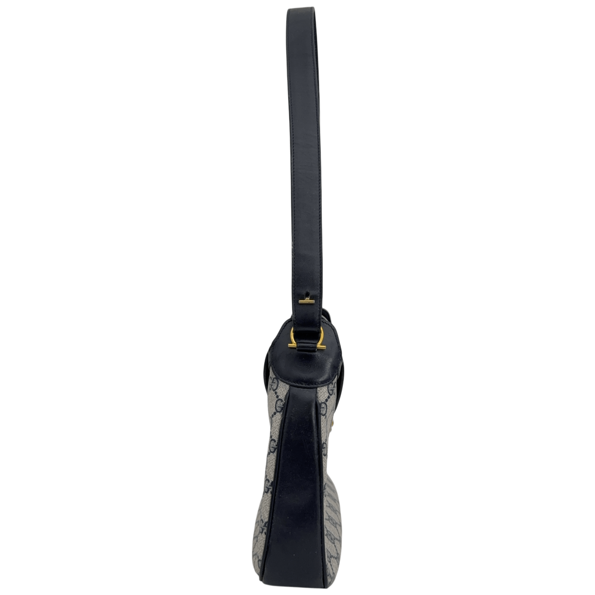 Navy GG Supreme Shoulder Bag