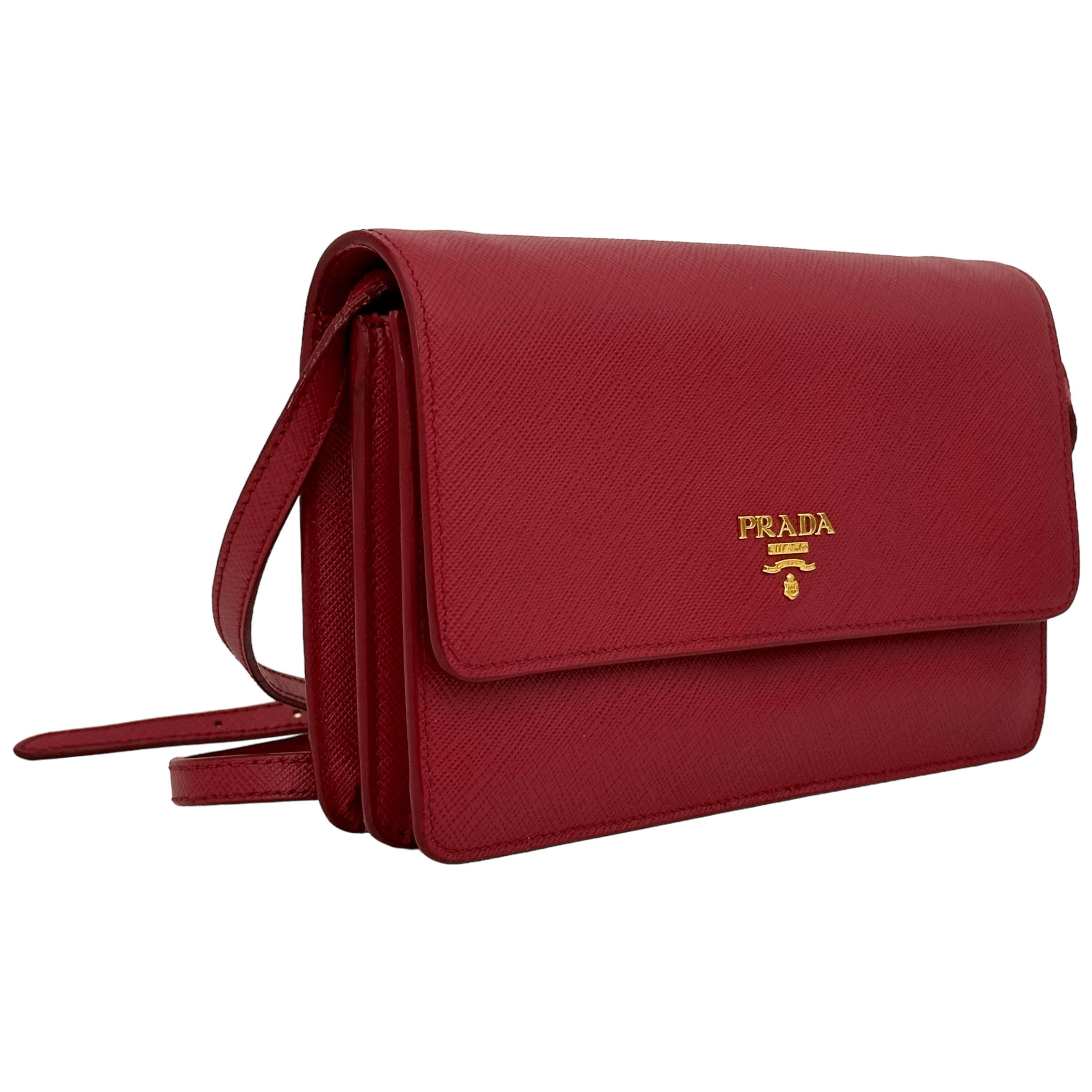Red Saffiano WOC