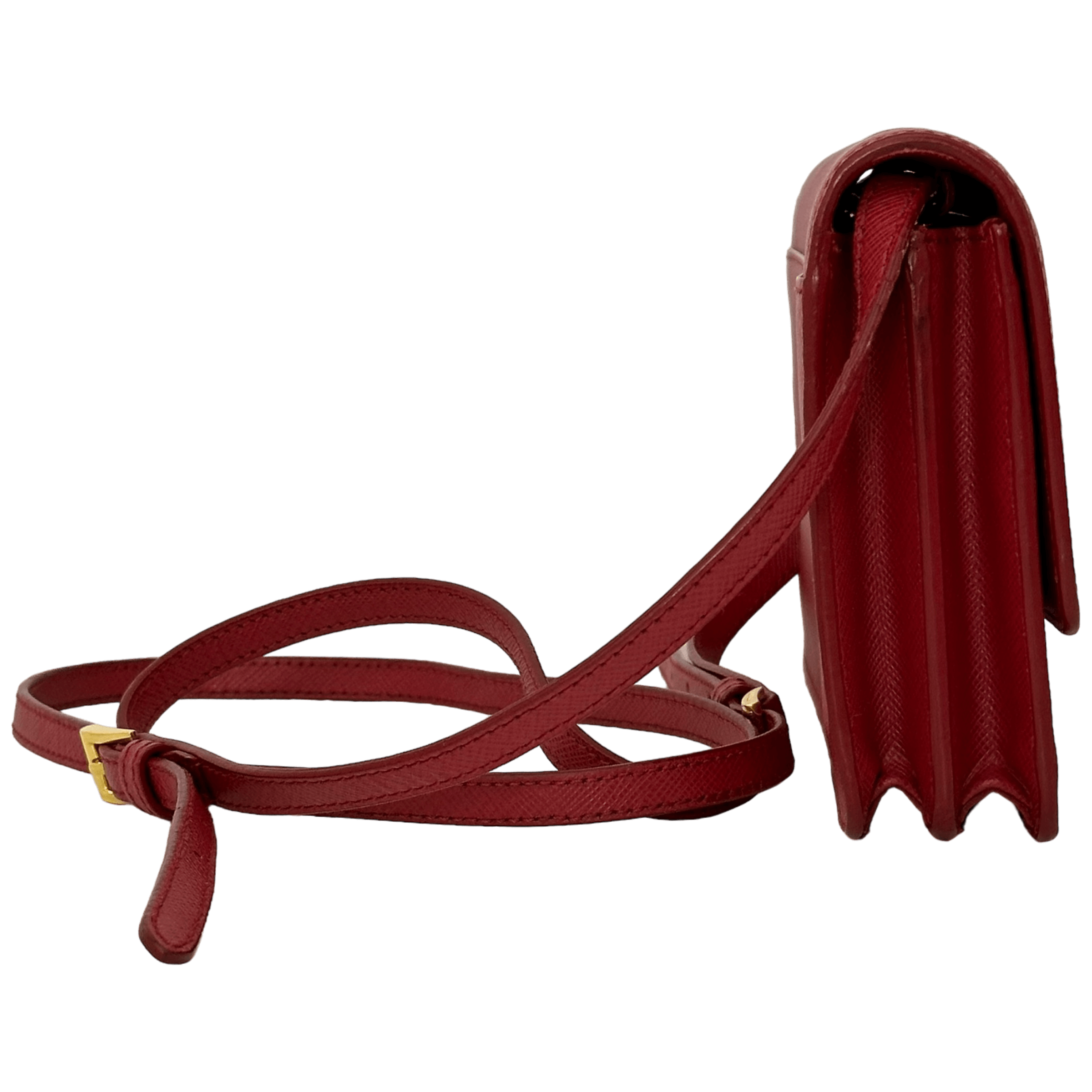Red Saffiano WOC