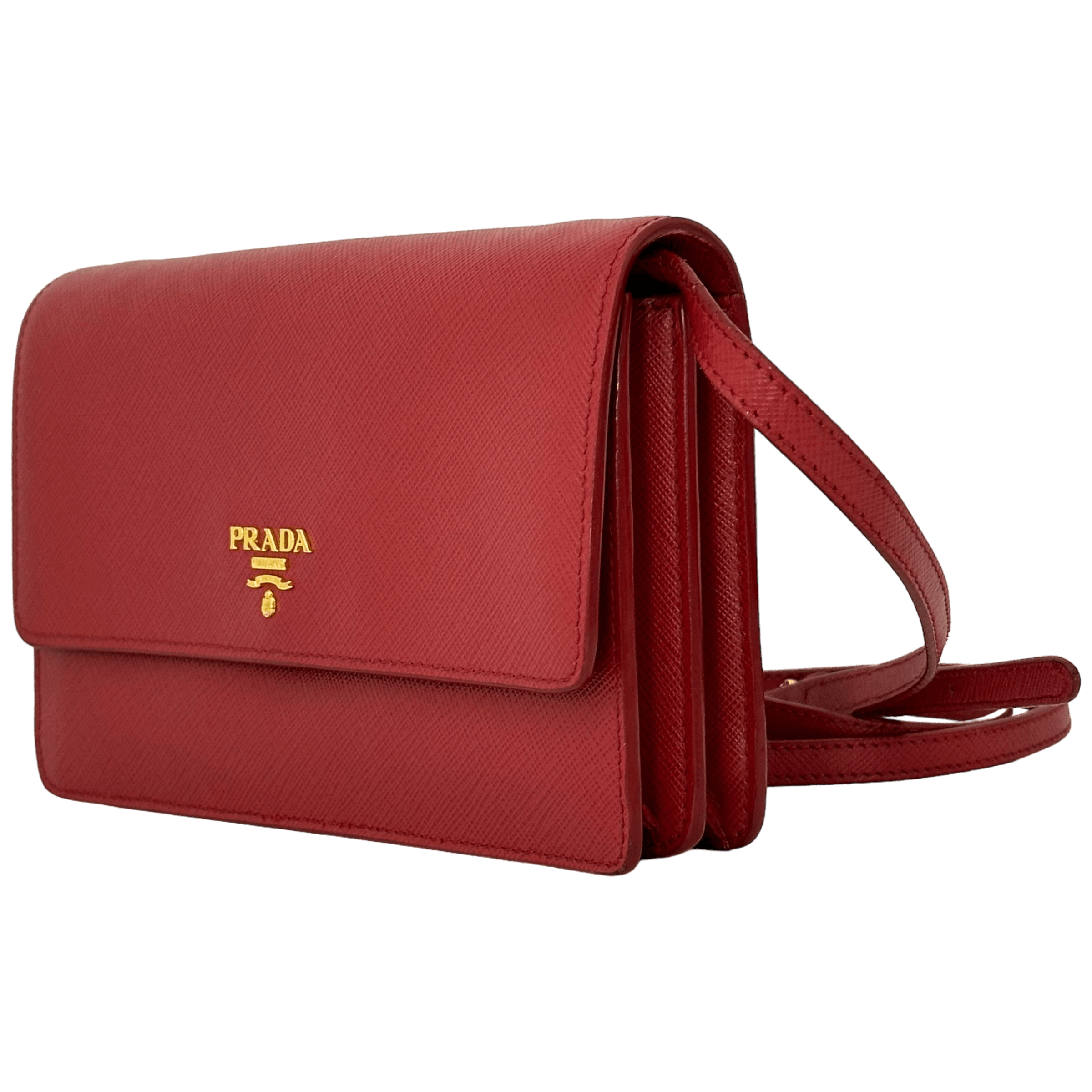 Red Saffiano WOC