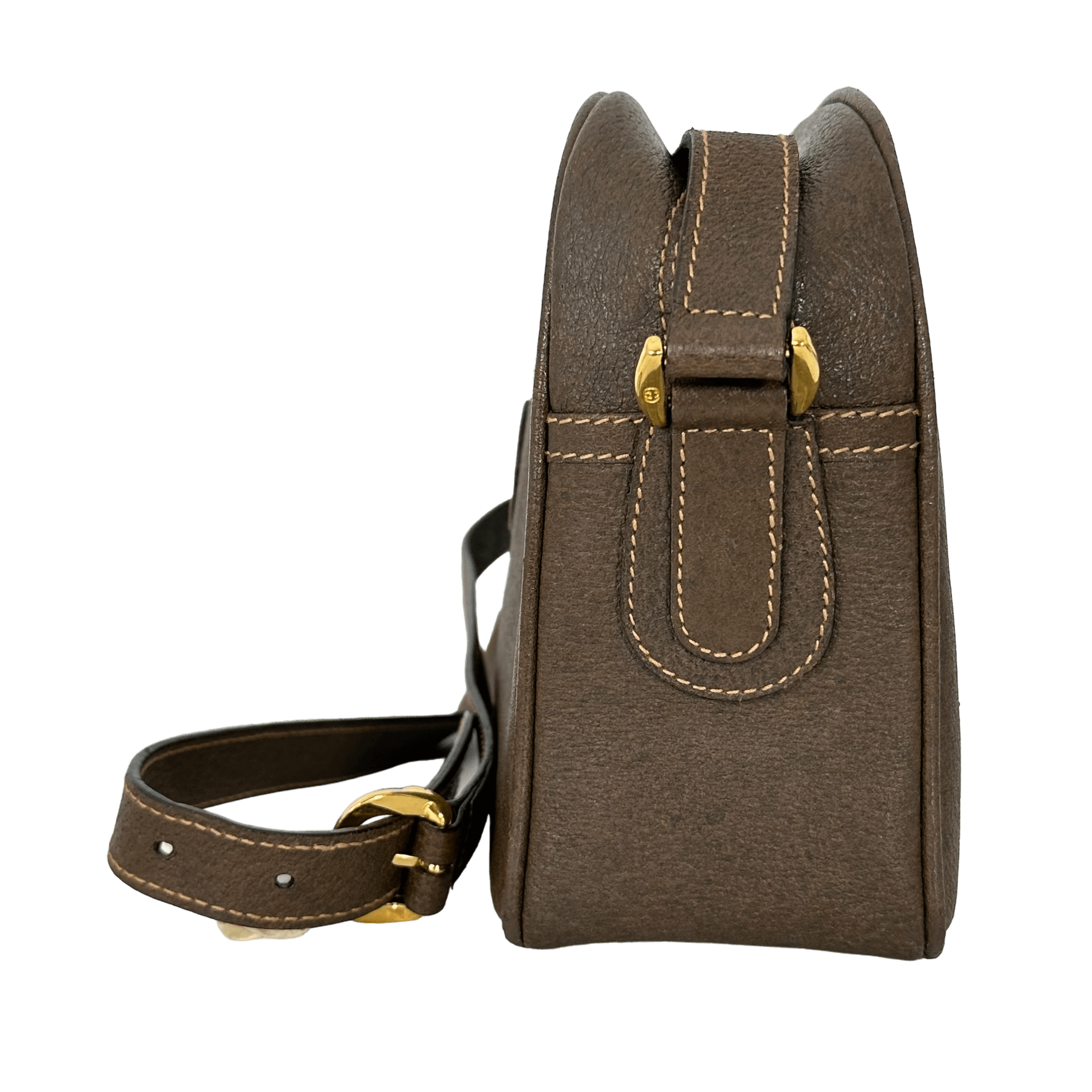 Brown Sherry Line Crossbody