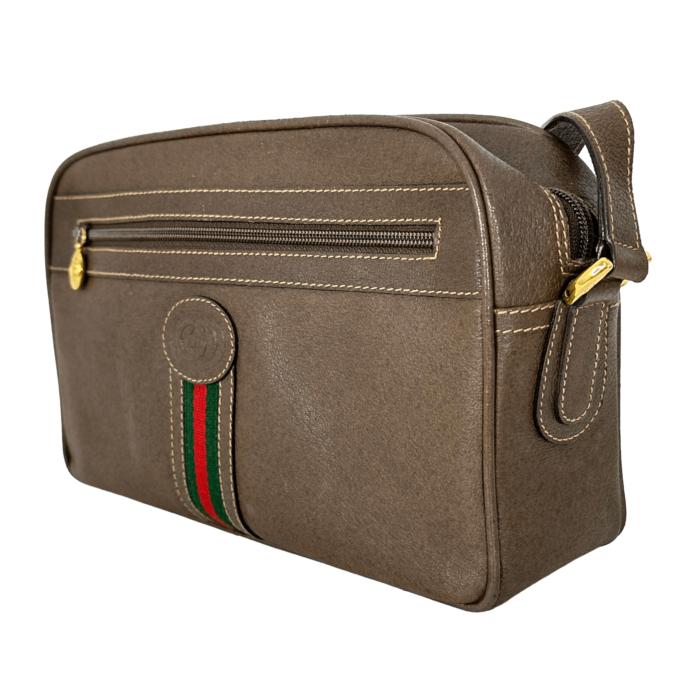 Brown Sherry Line Crossbody