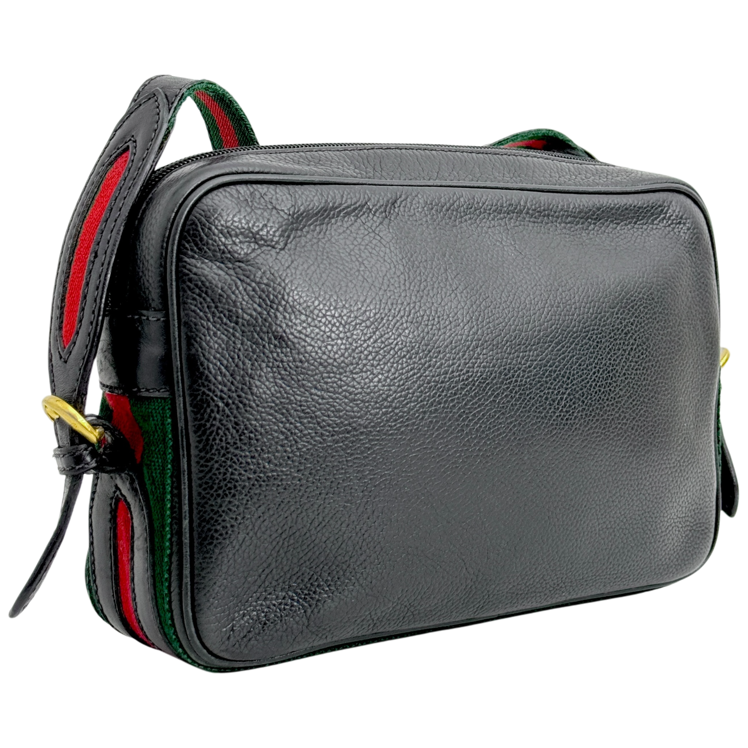 Black Leather Crossbody