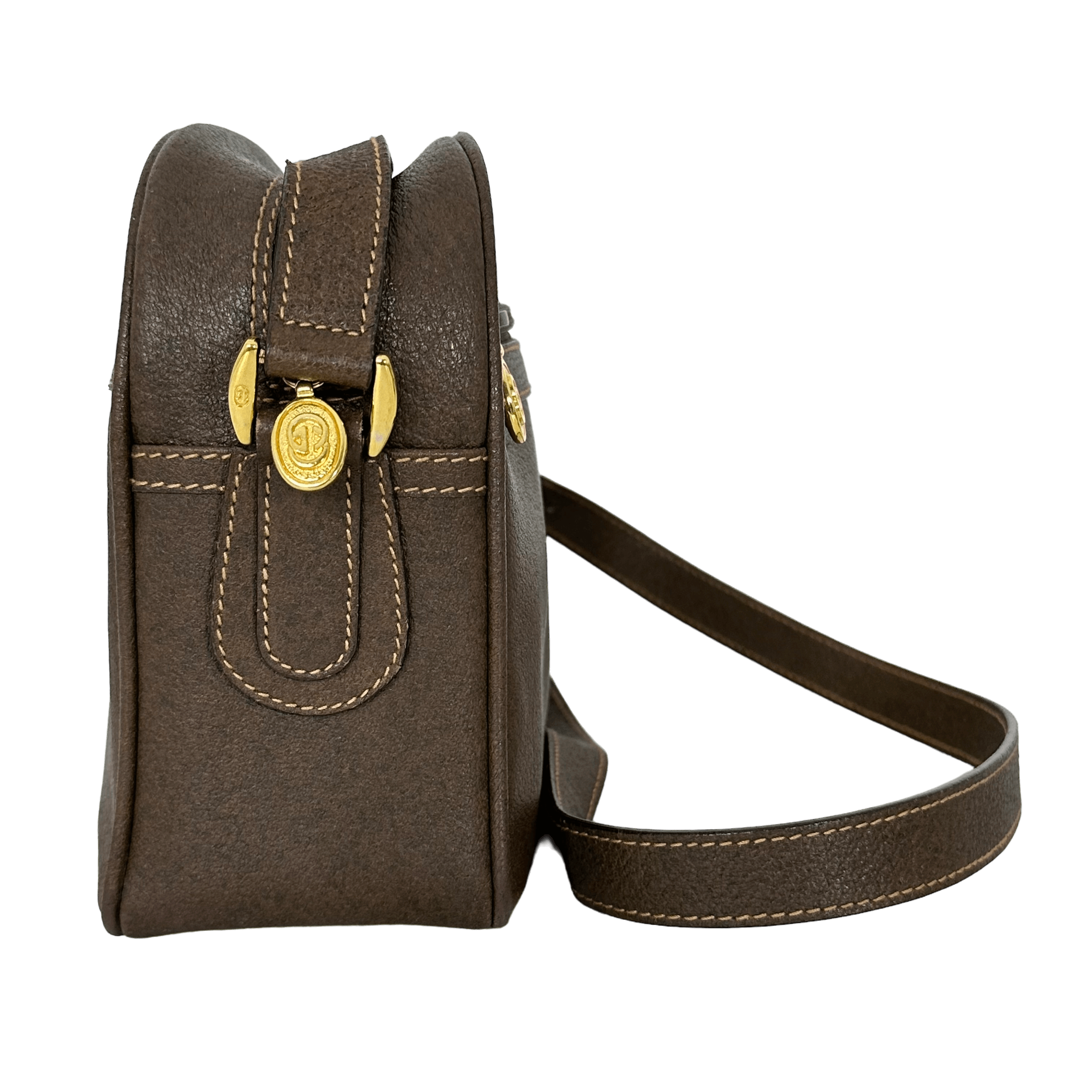 Brown Sherry Line Crossbody