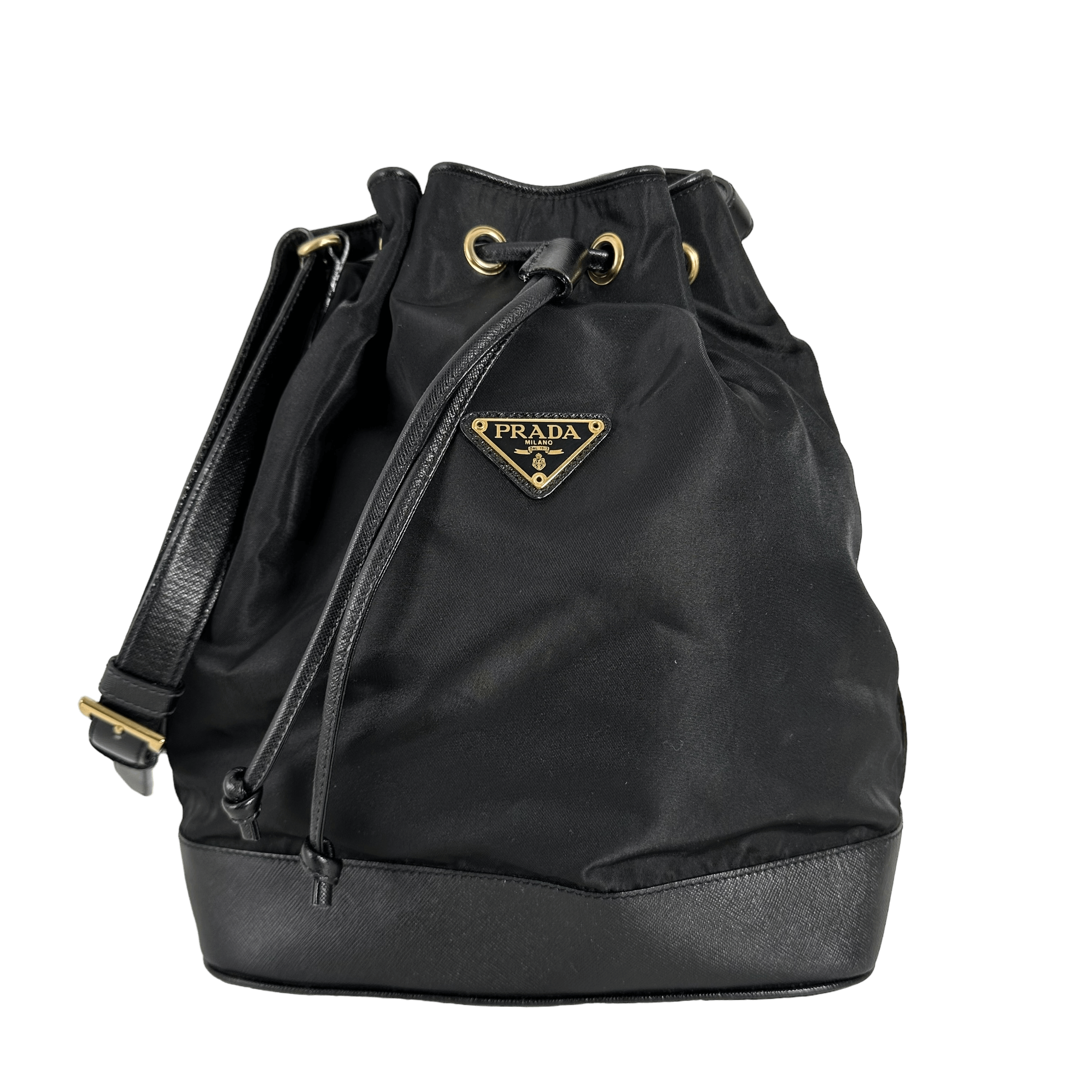 Nylon Tessuto Bucket Bag