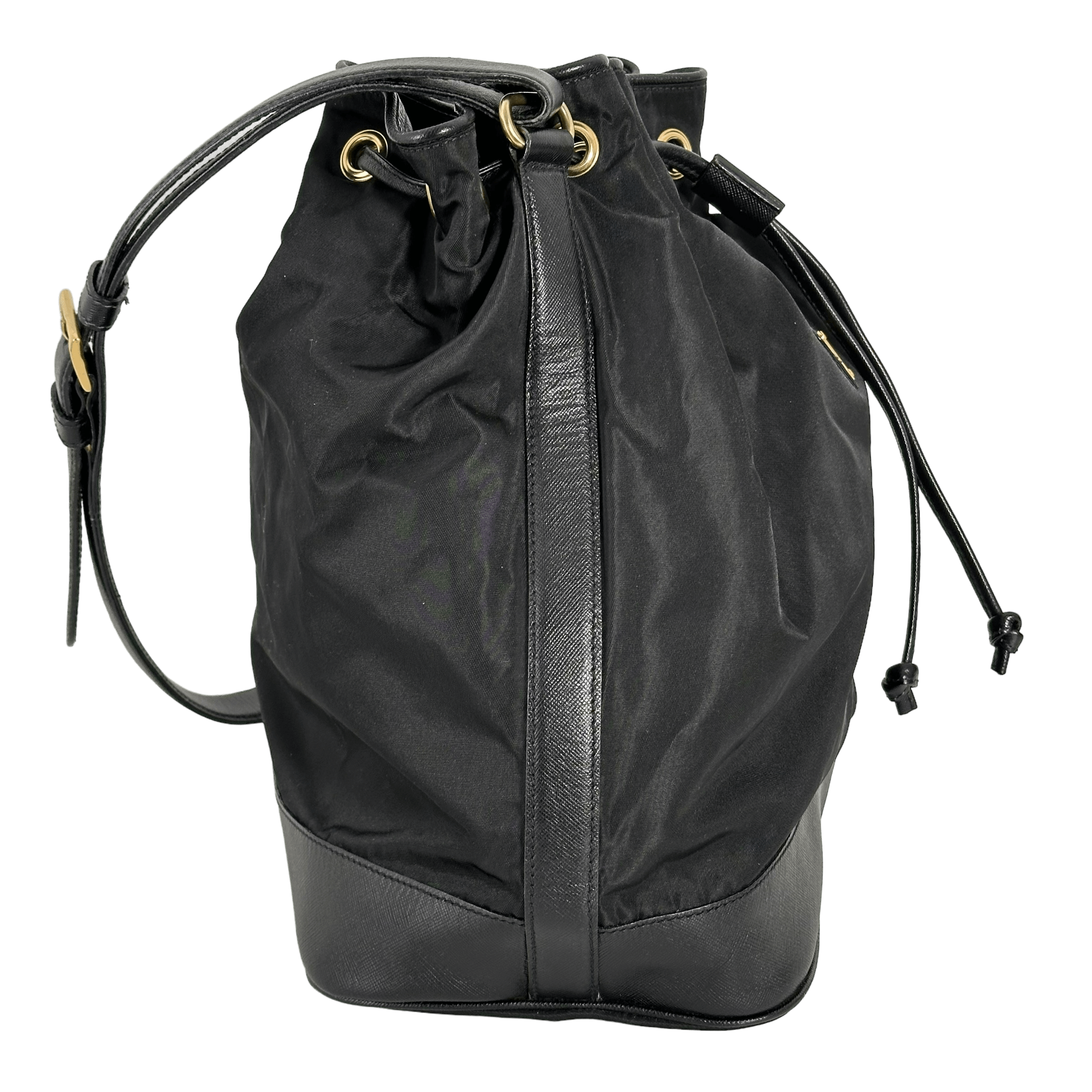Nylon Tessuto Bucket Bag