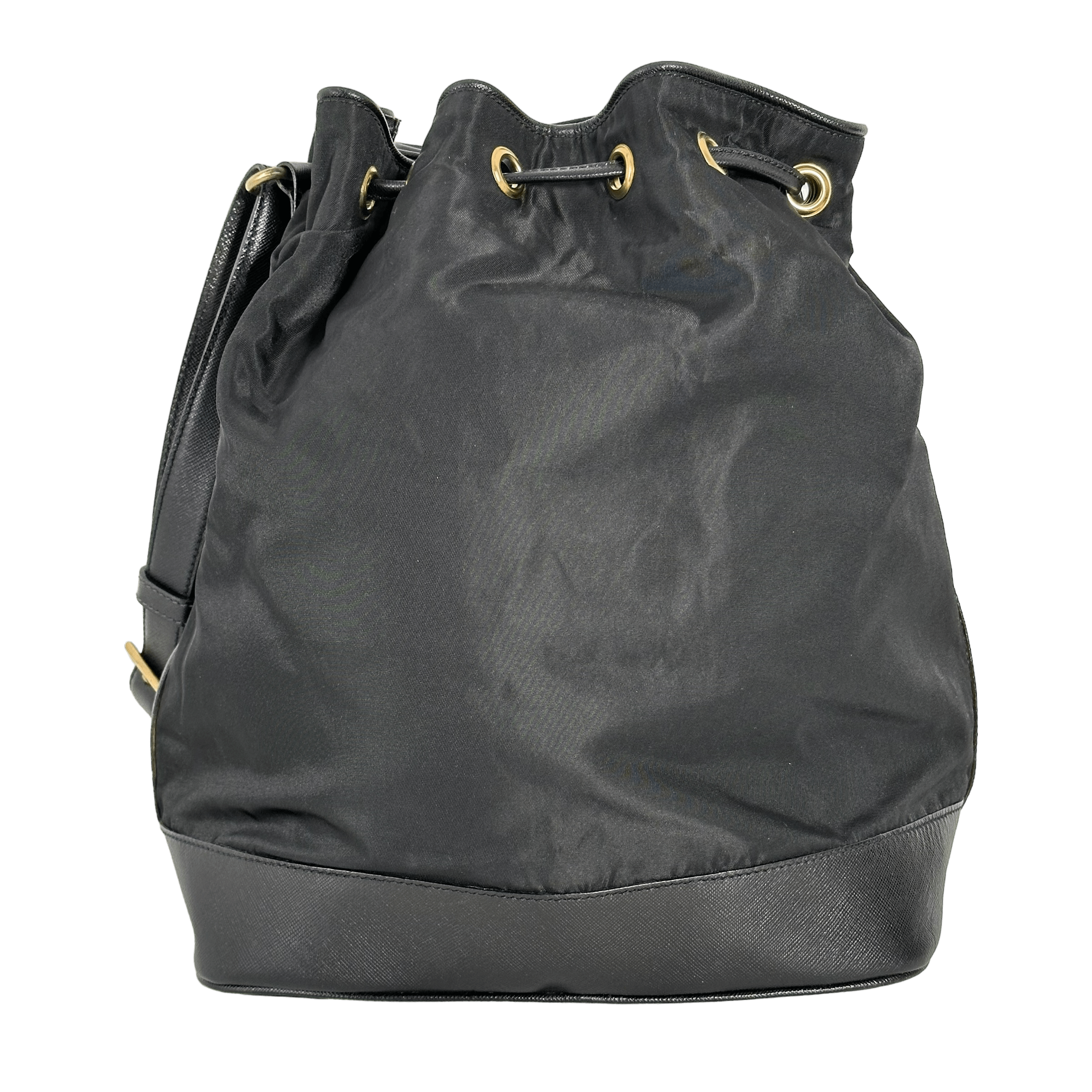 Nylon Tessuto Bucket Bag