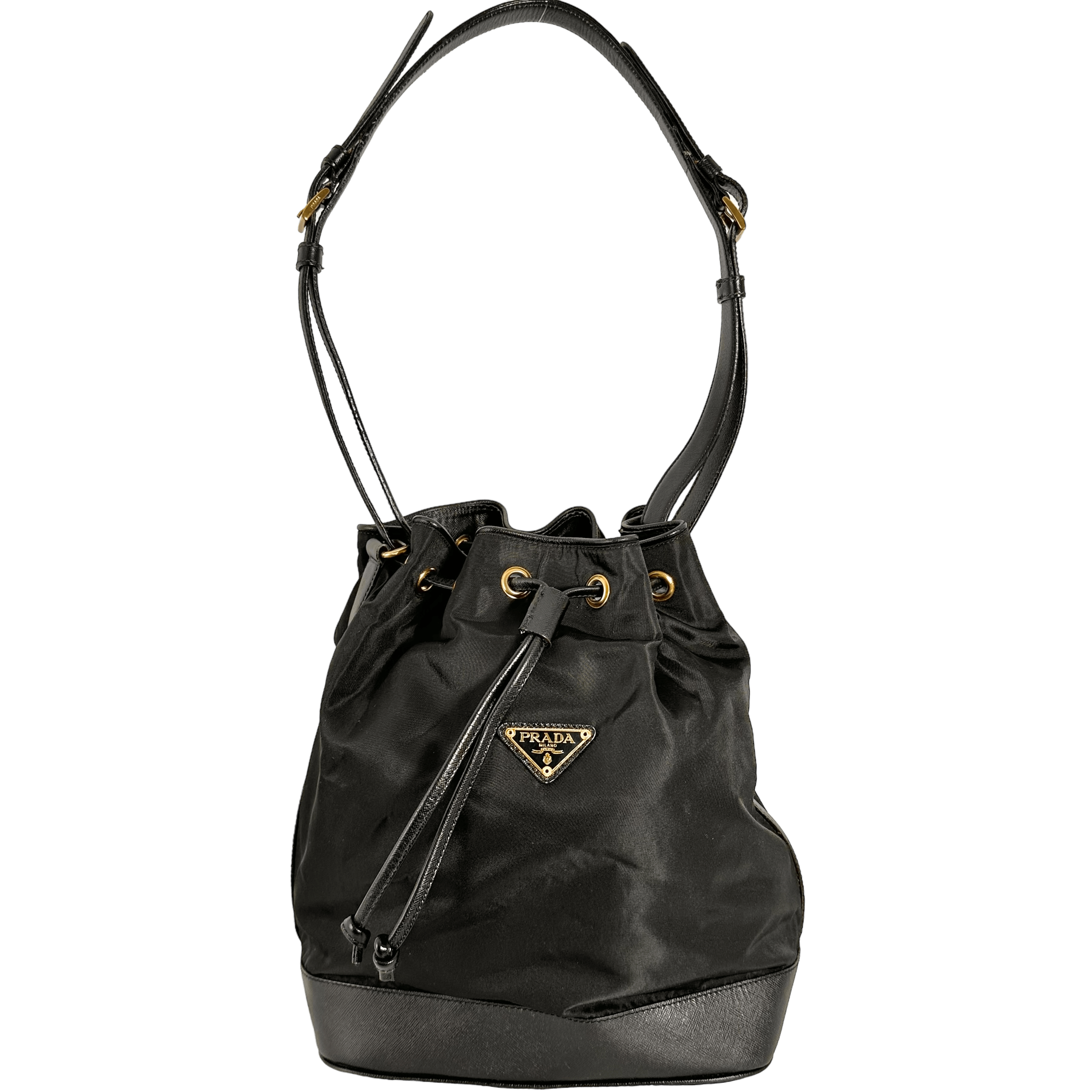 Nylon Tessuto Bucket Bag
