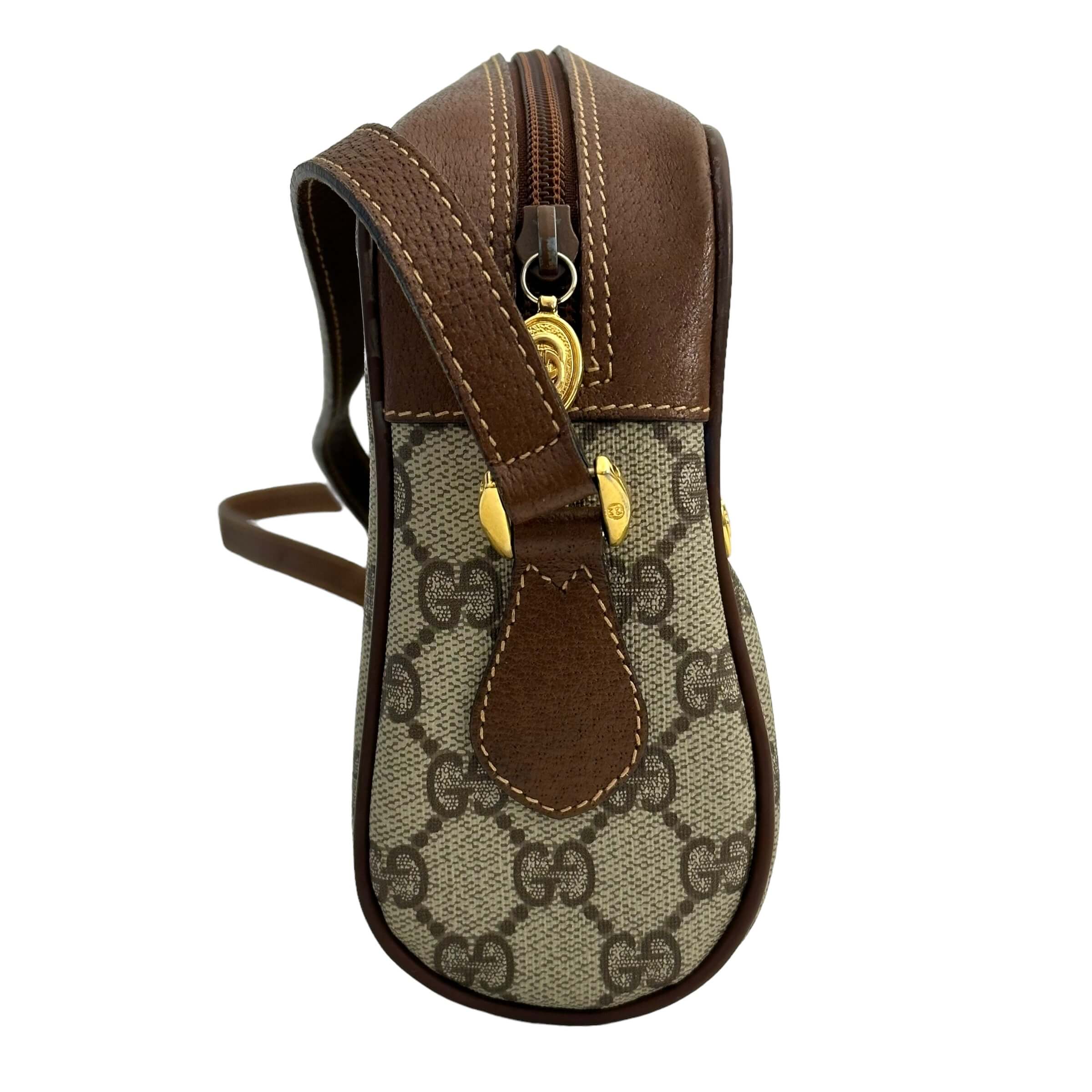 Brown GG Supreme Crossbody