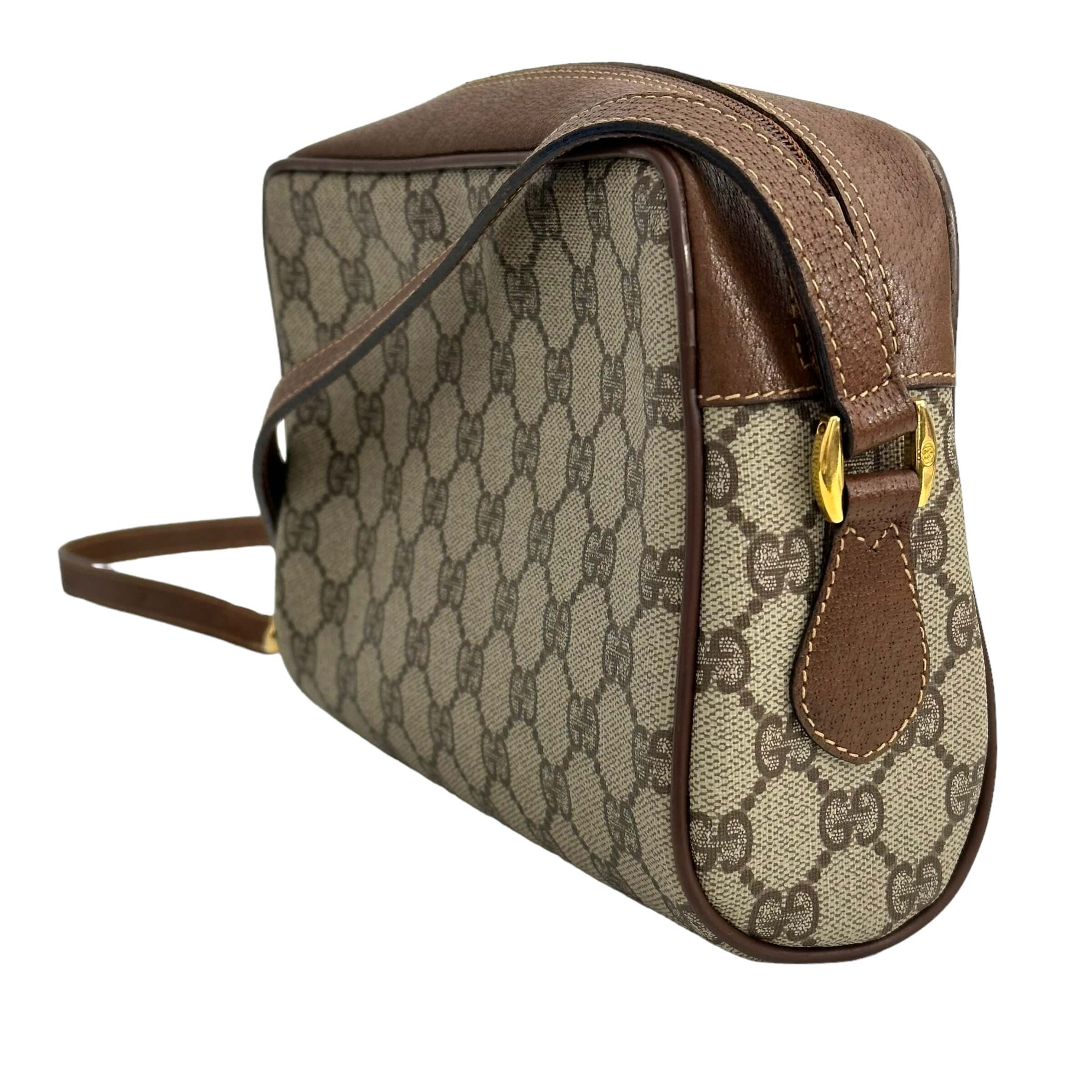 Brown GG Supreme Crossbody