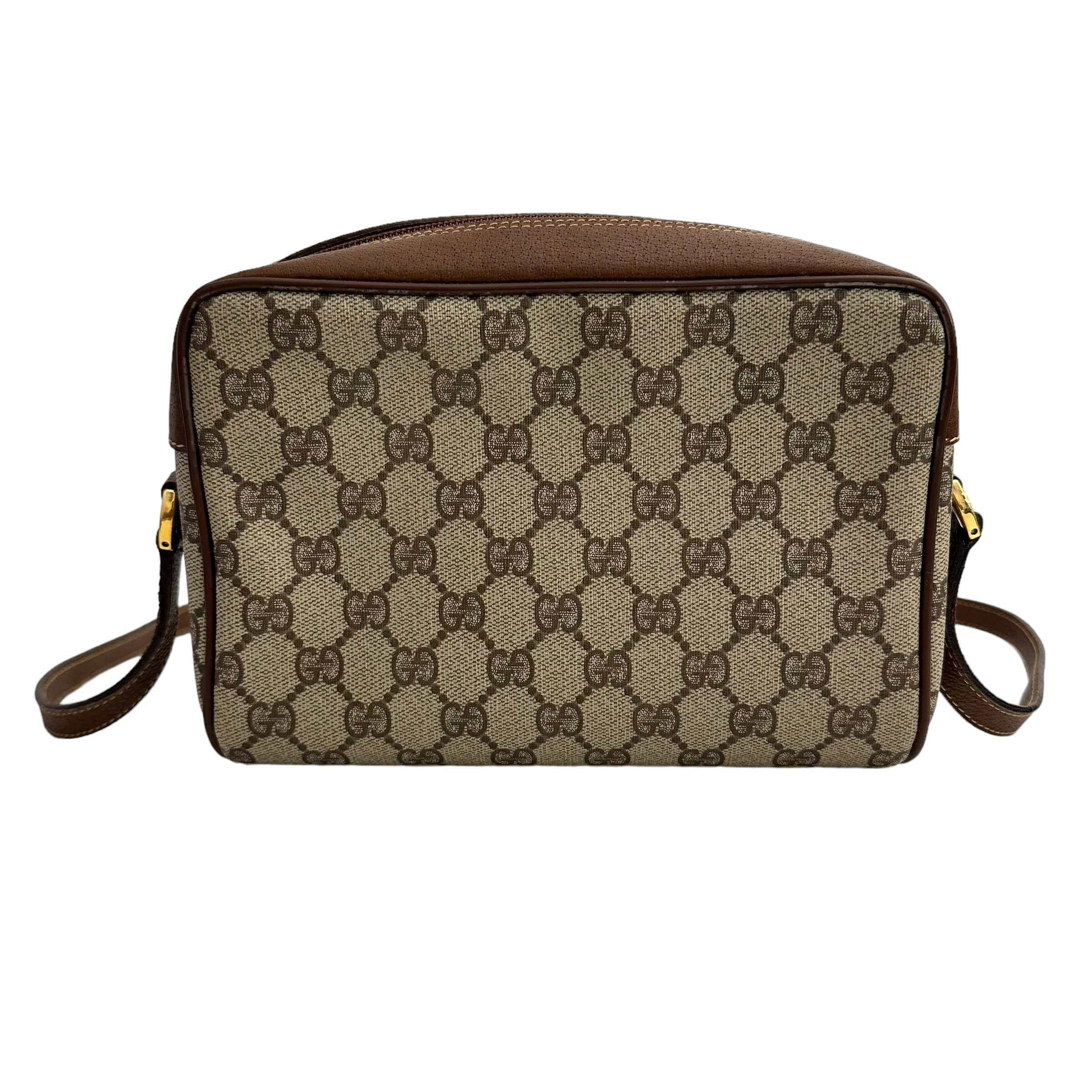 Brown GG Supreme Crossbody