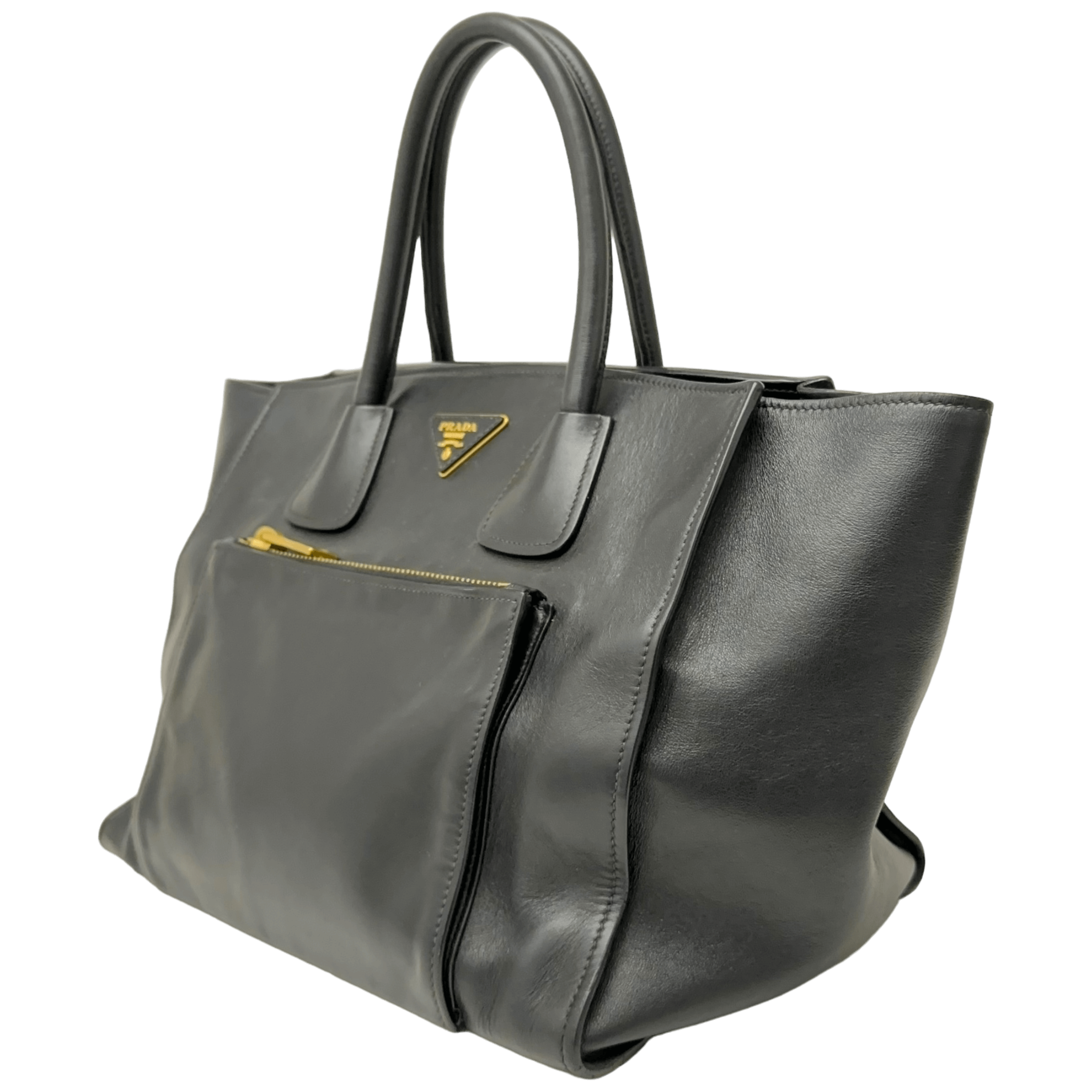 Triangle Logo Plate Handbag