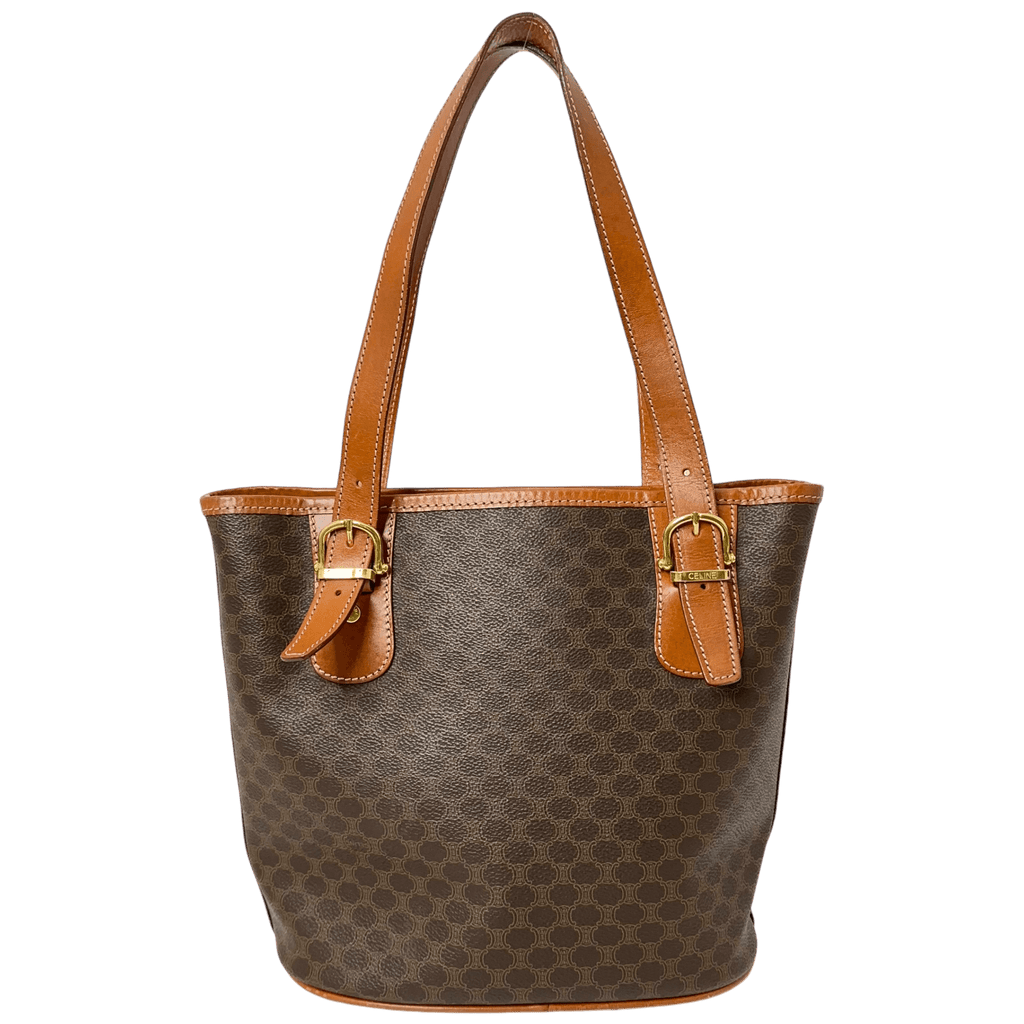 Celine vintage macadam bucket bag sale