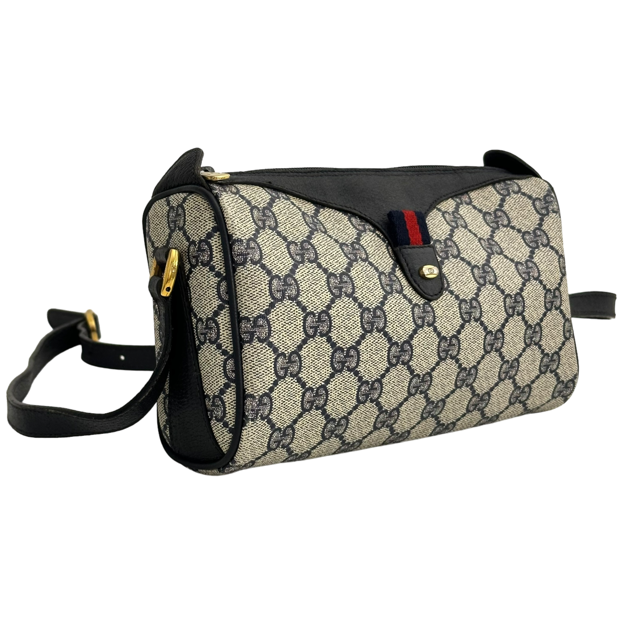 Navy GG Crossbody