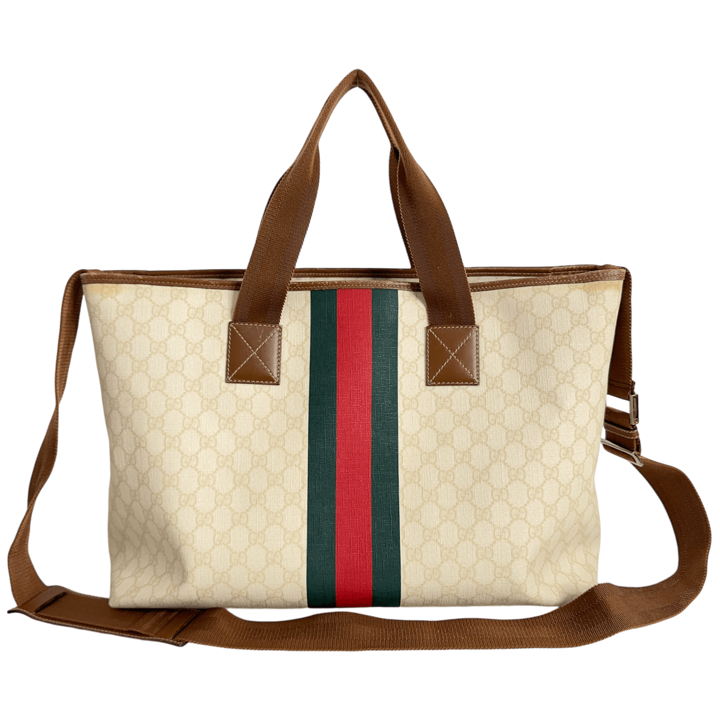 White GG Travel Bag