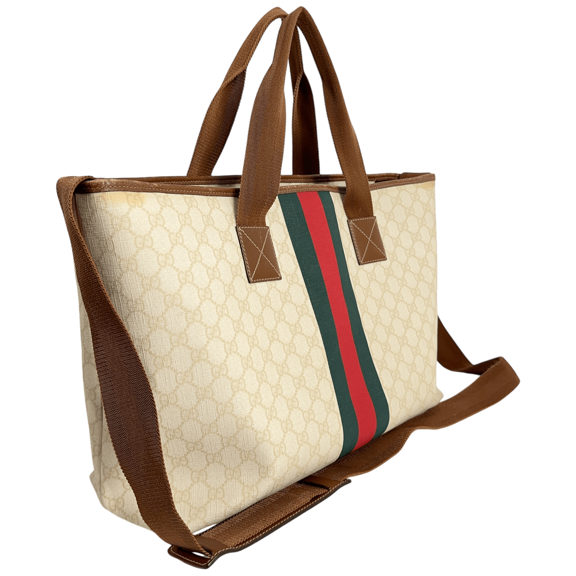 White GG Travel Bag