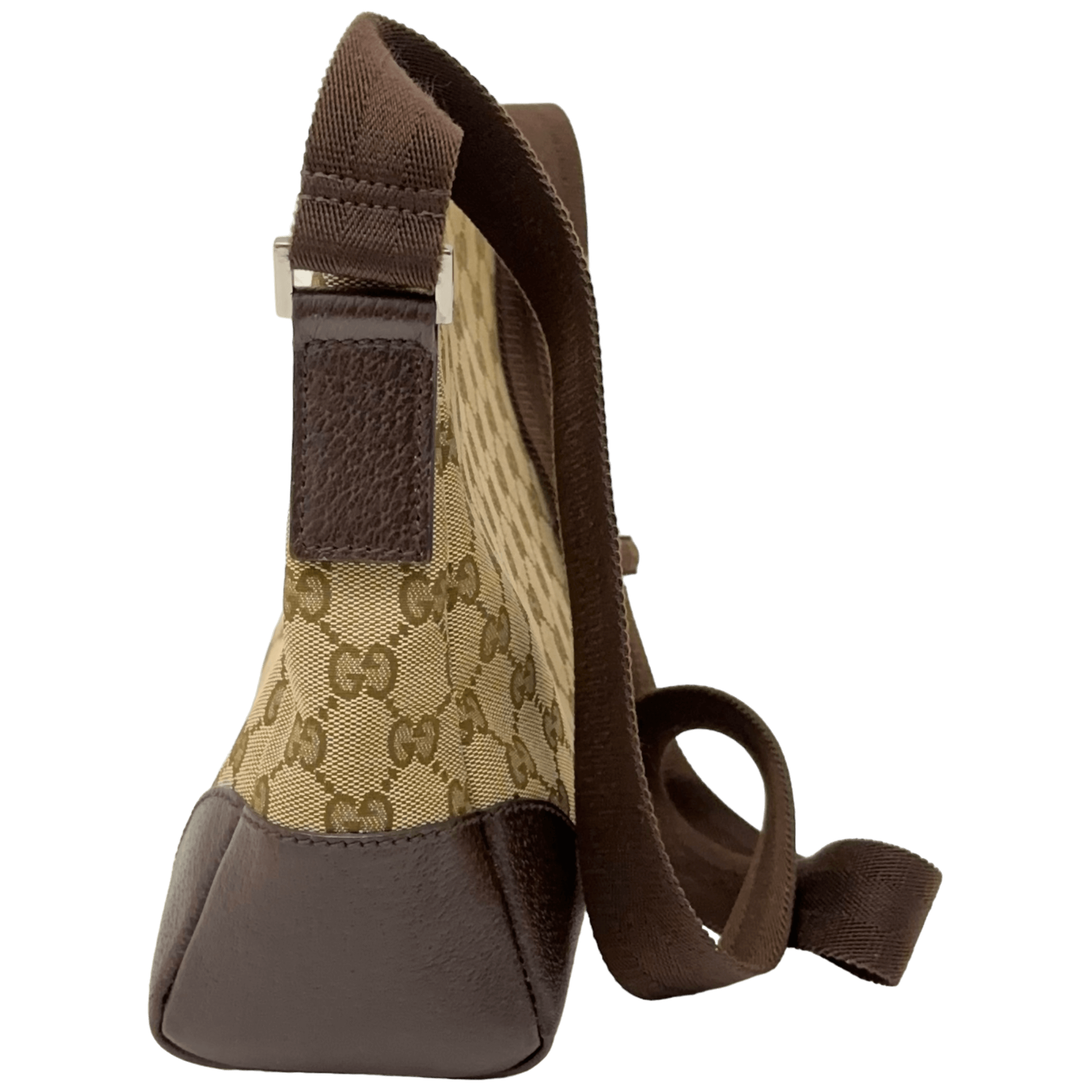 Brown GG Web Crossbody