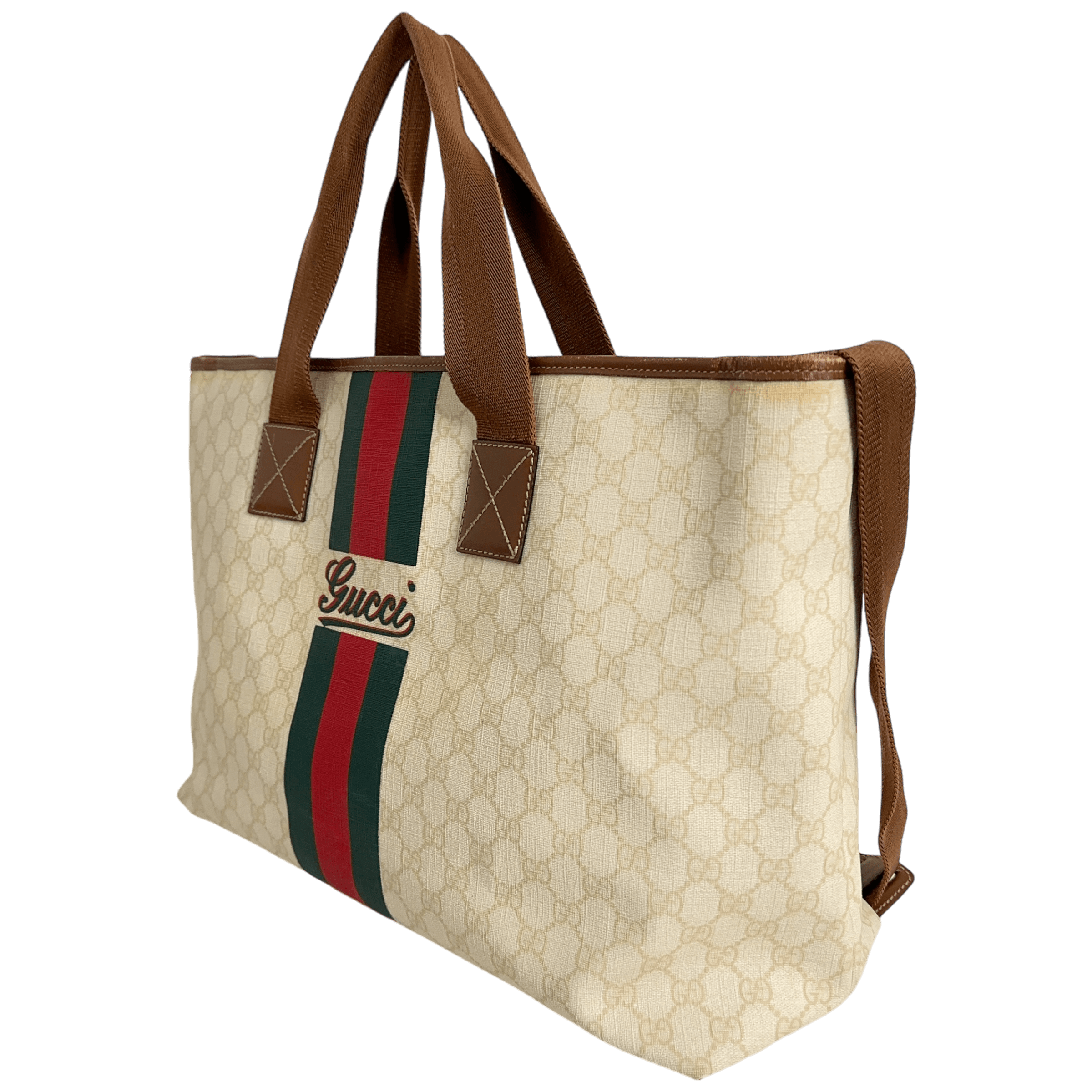 White GG Travel Bag