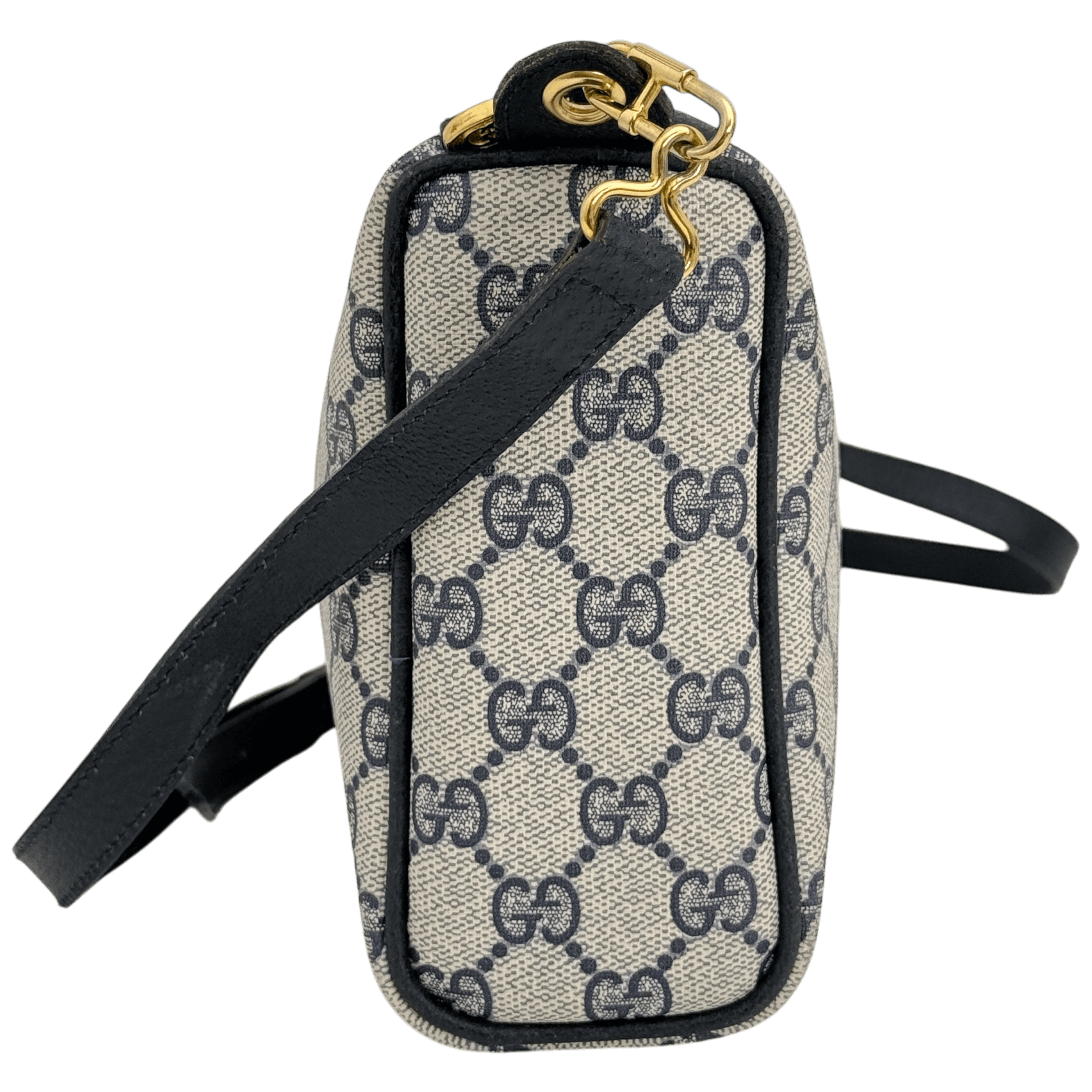 Navy GG Supreme Crossbody
