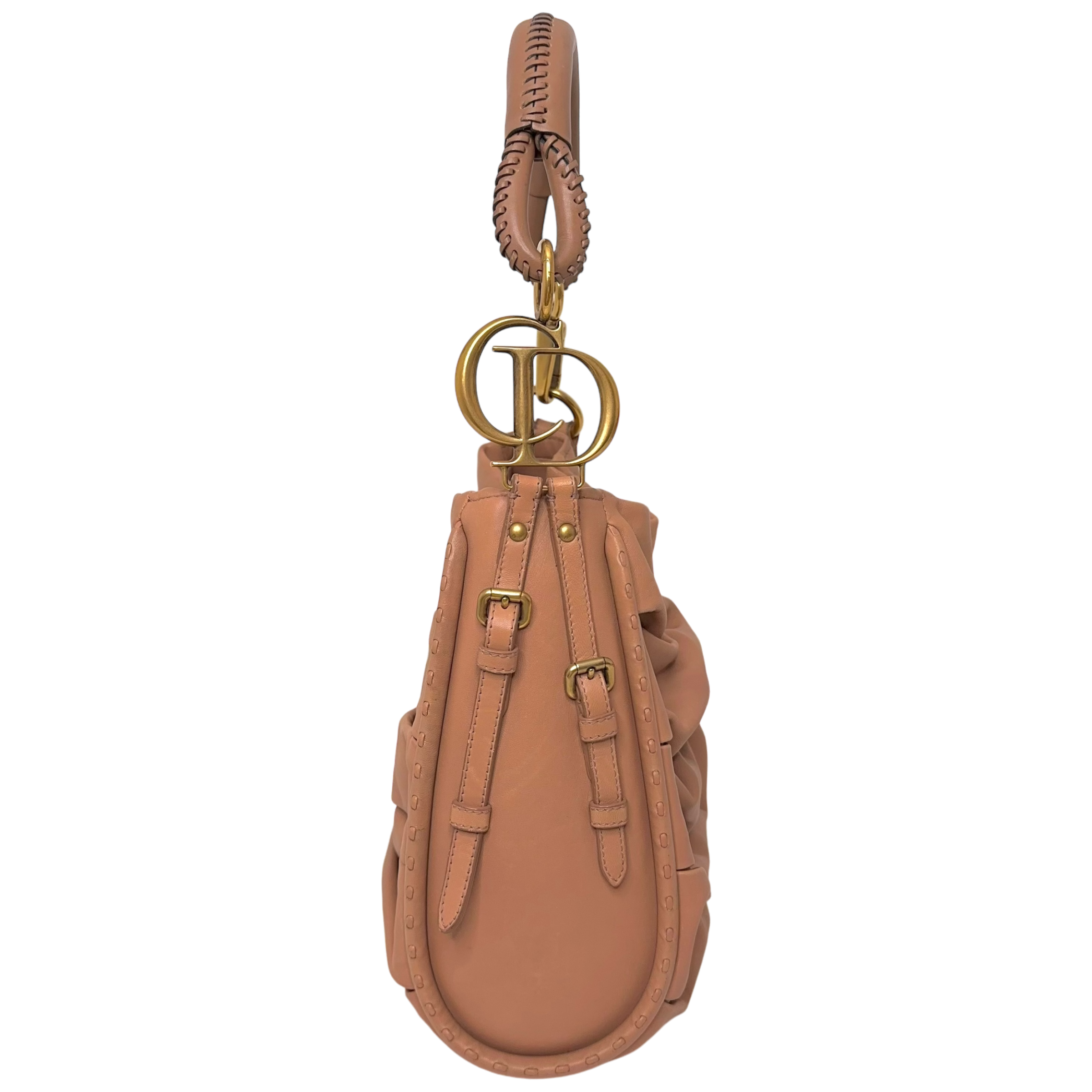 CD Soft Pink Calfskin Shoulder Bag