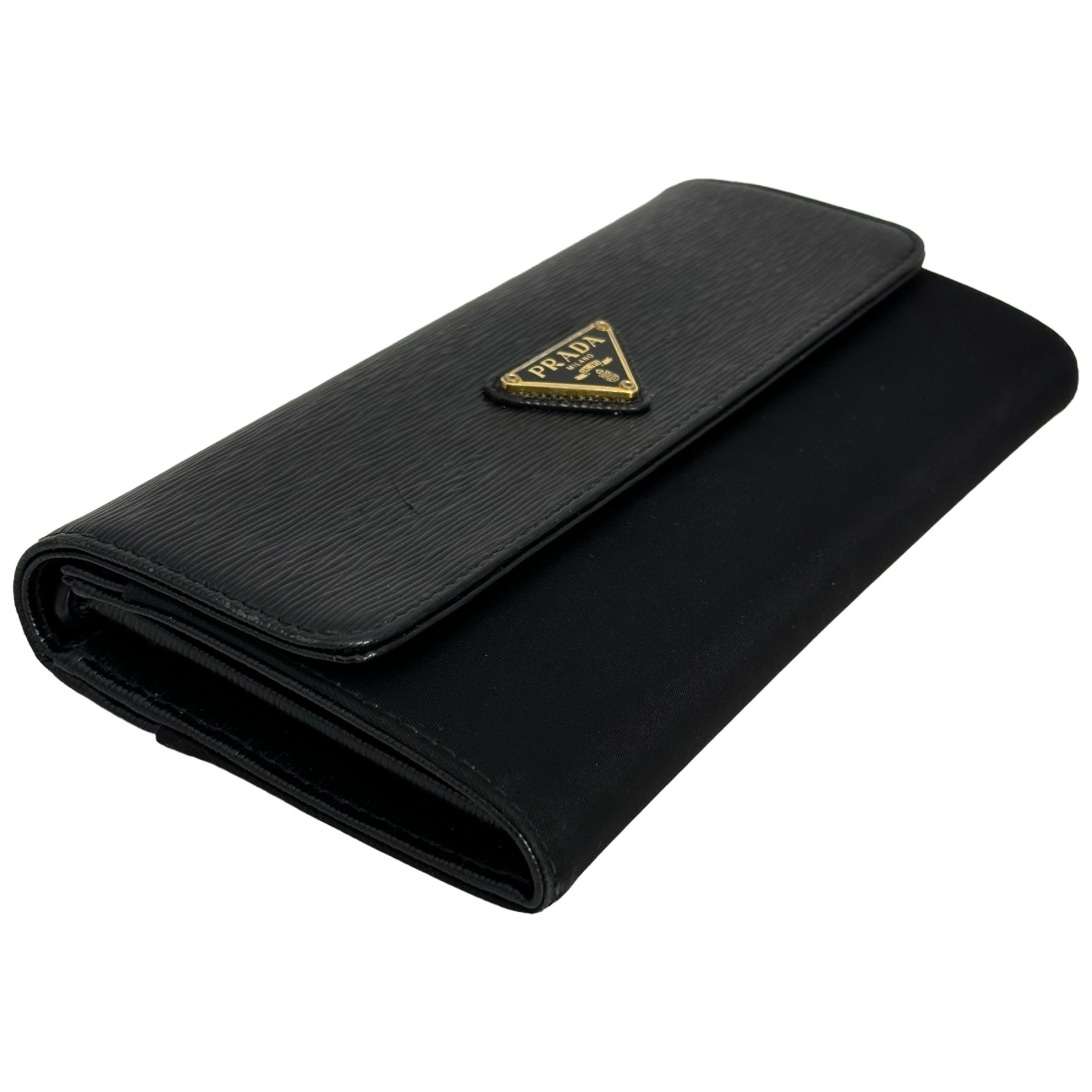 Vitello Move Leather & Nylon Wallet