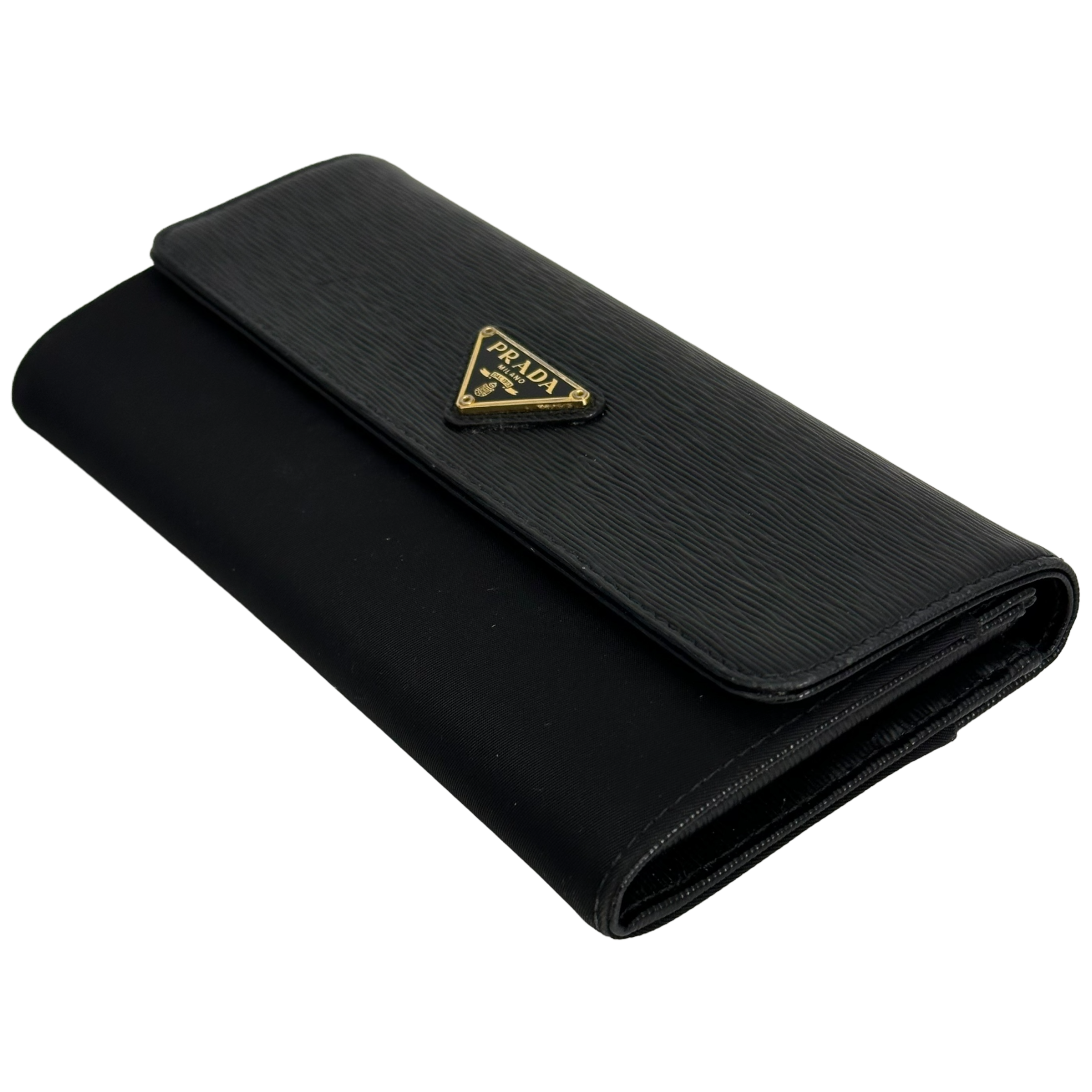 Vitello Move Leather & Nylon Wallet