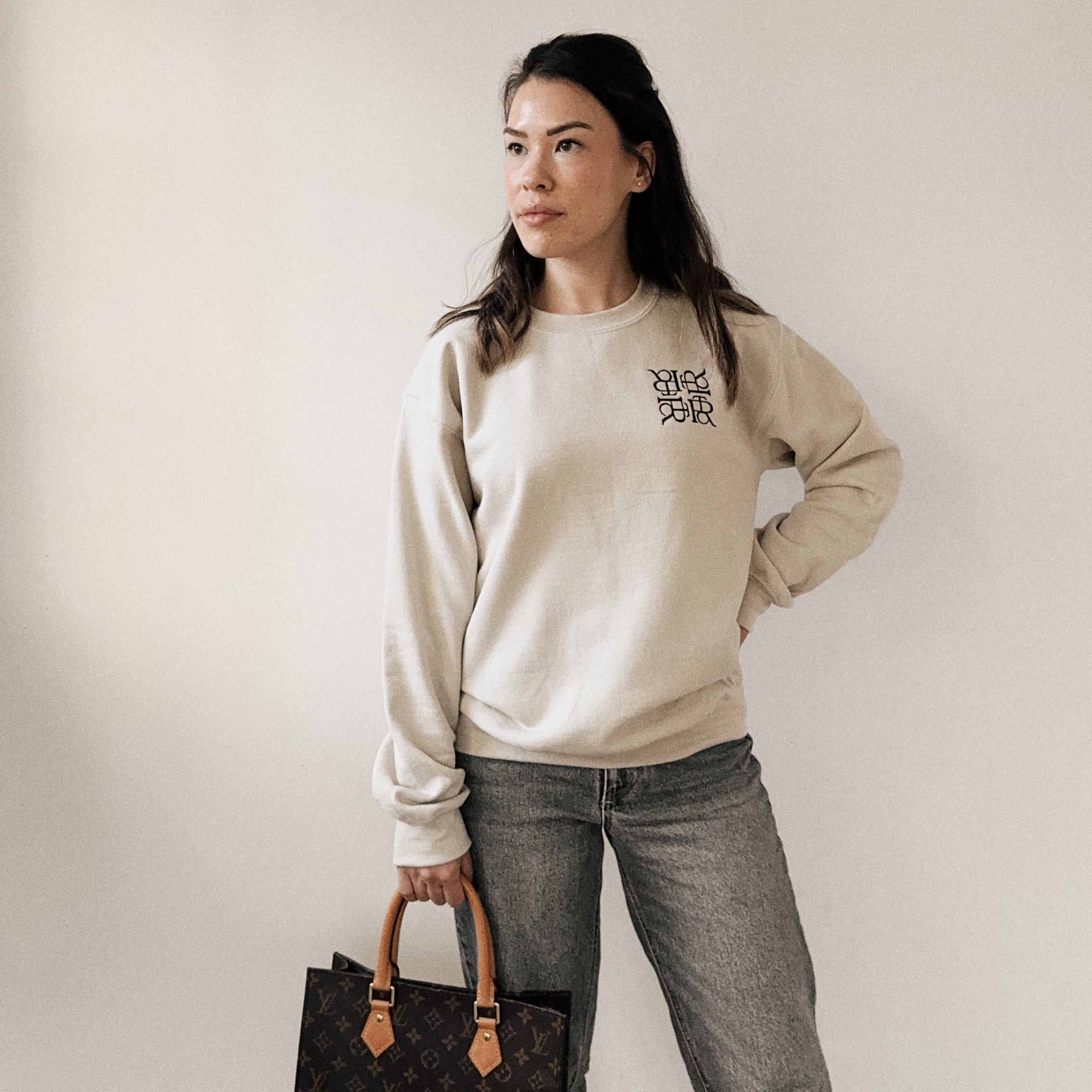 Embroidered Logo Sweater
