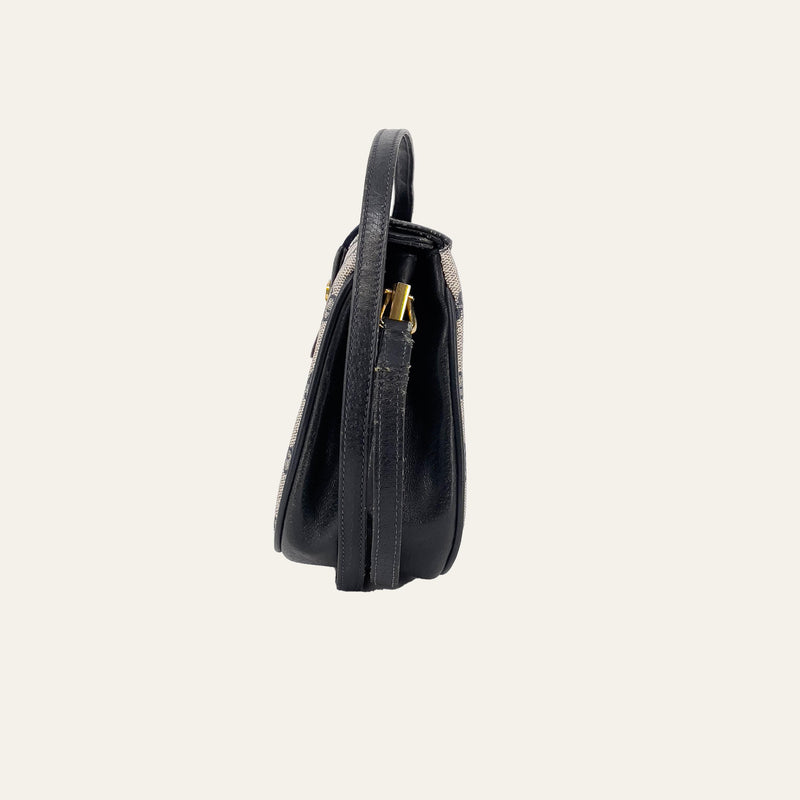 Navy and Red GG Web Crossbody